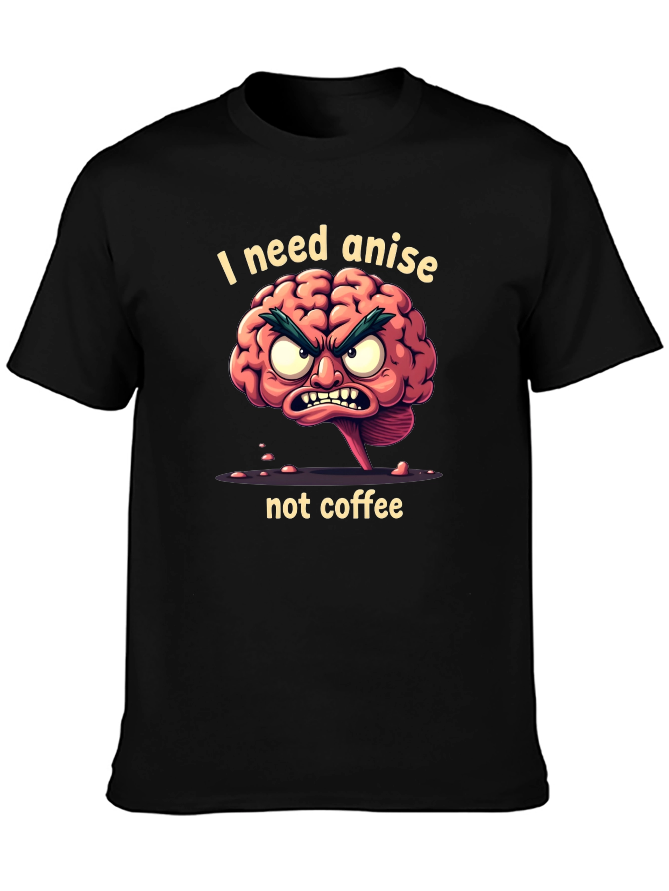 Funny Brain Anise T-Shirt - Coffee Alternative