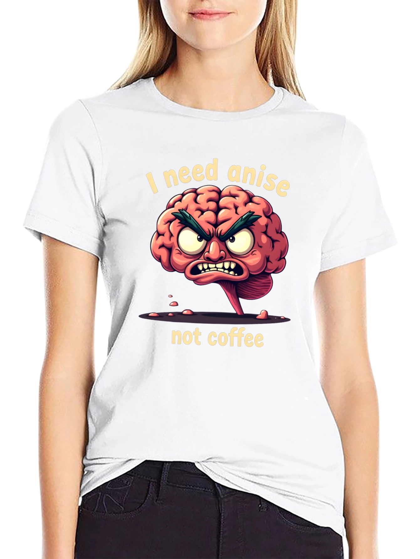Funny Brain Anise T-Shirt - Coffee Alternative