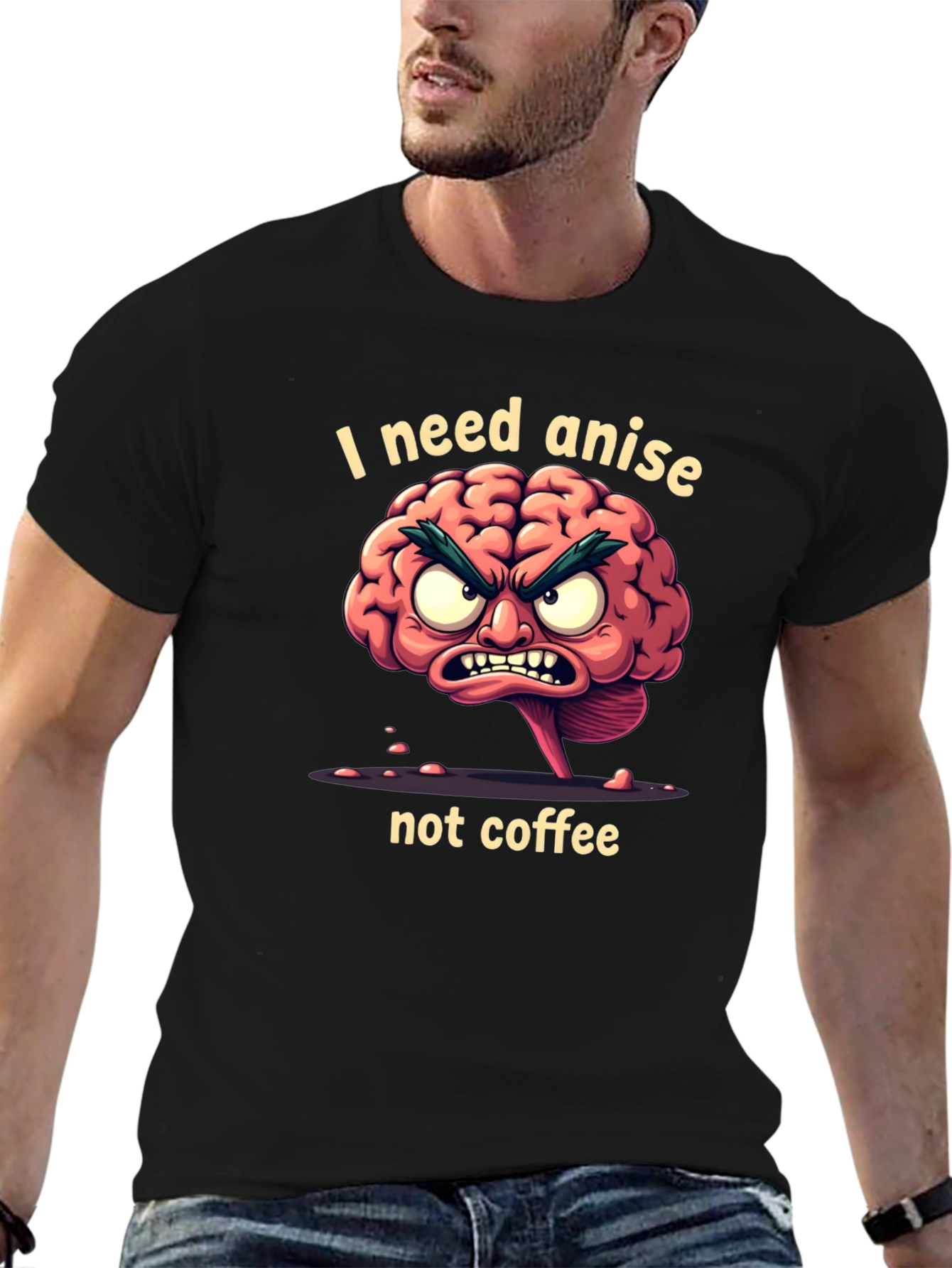 Funny Brain Anise T-Shirt - Coffee Alternative