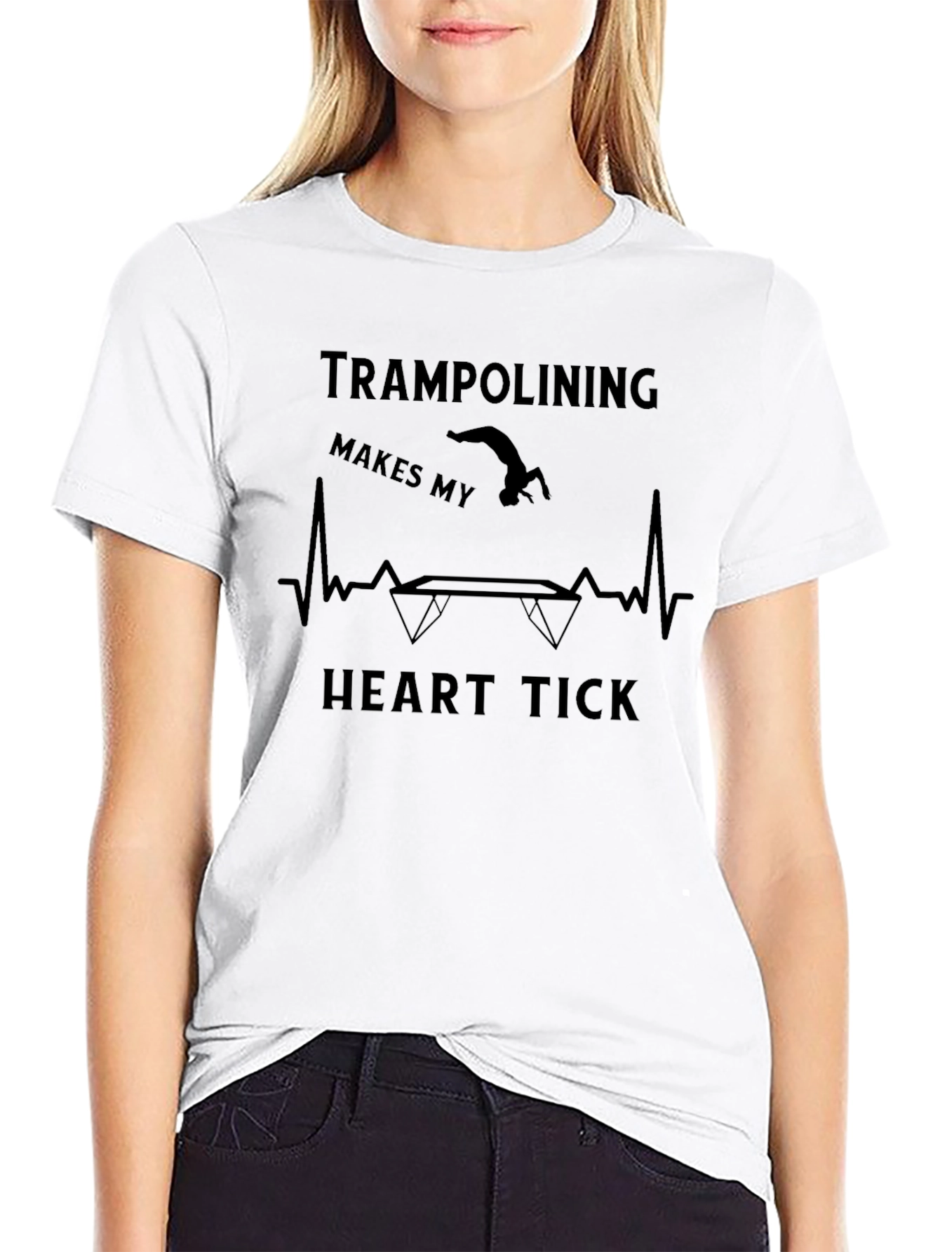 Trampolining Makes My Heart Tick T-Shirt