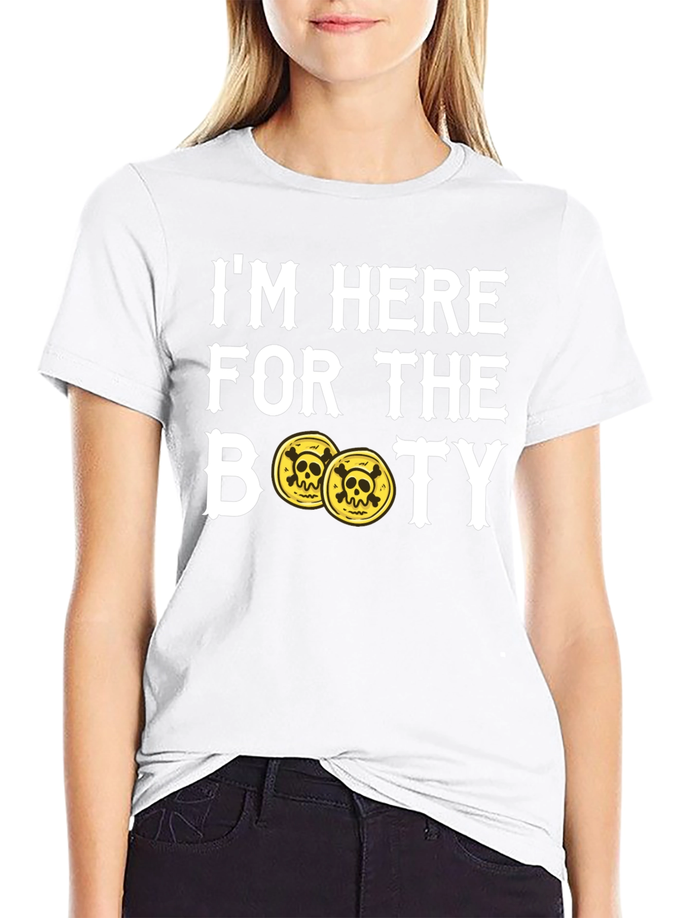 Im Here For The Booty Pirate T-Shirt