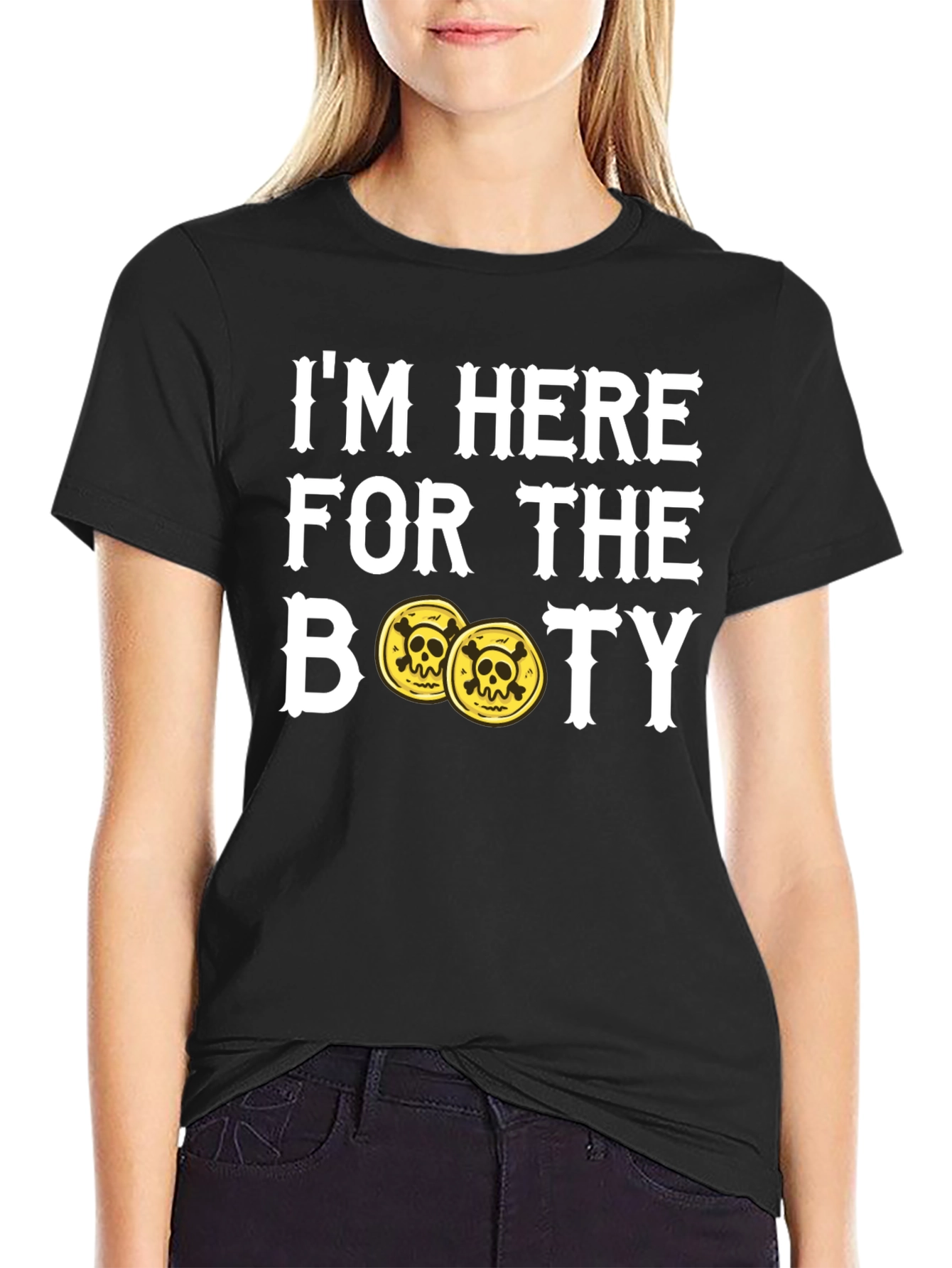 Im Here For The Booty Pirate T-Shirt