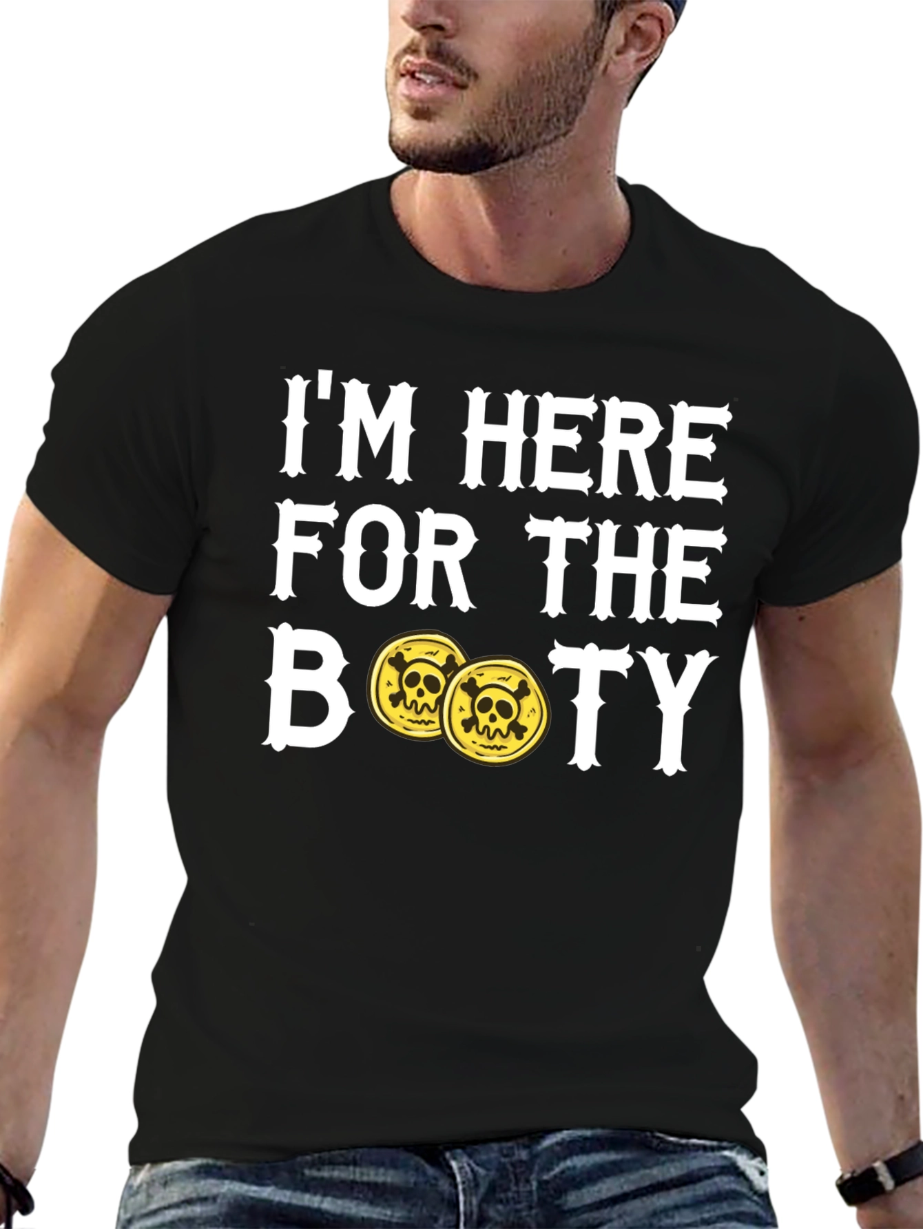 Im Here For The Booty Pirate T-Shirt