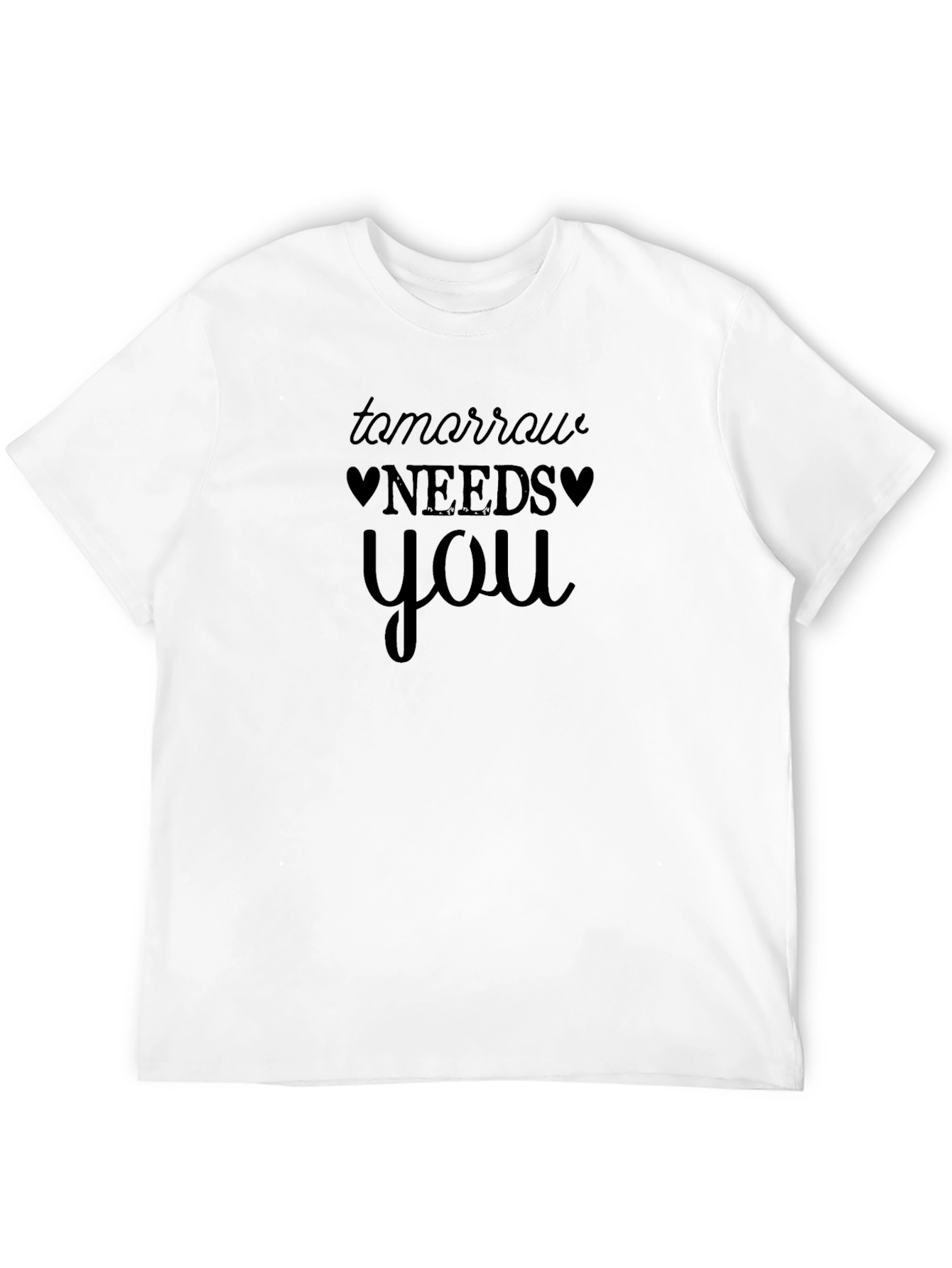 Tomorrow Needs You Graphic Tee Black