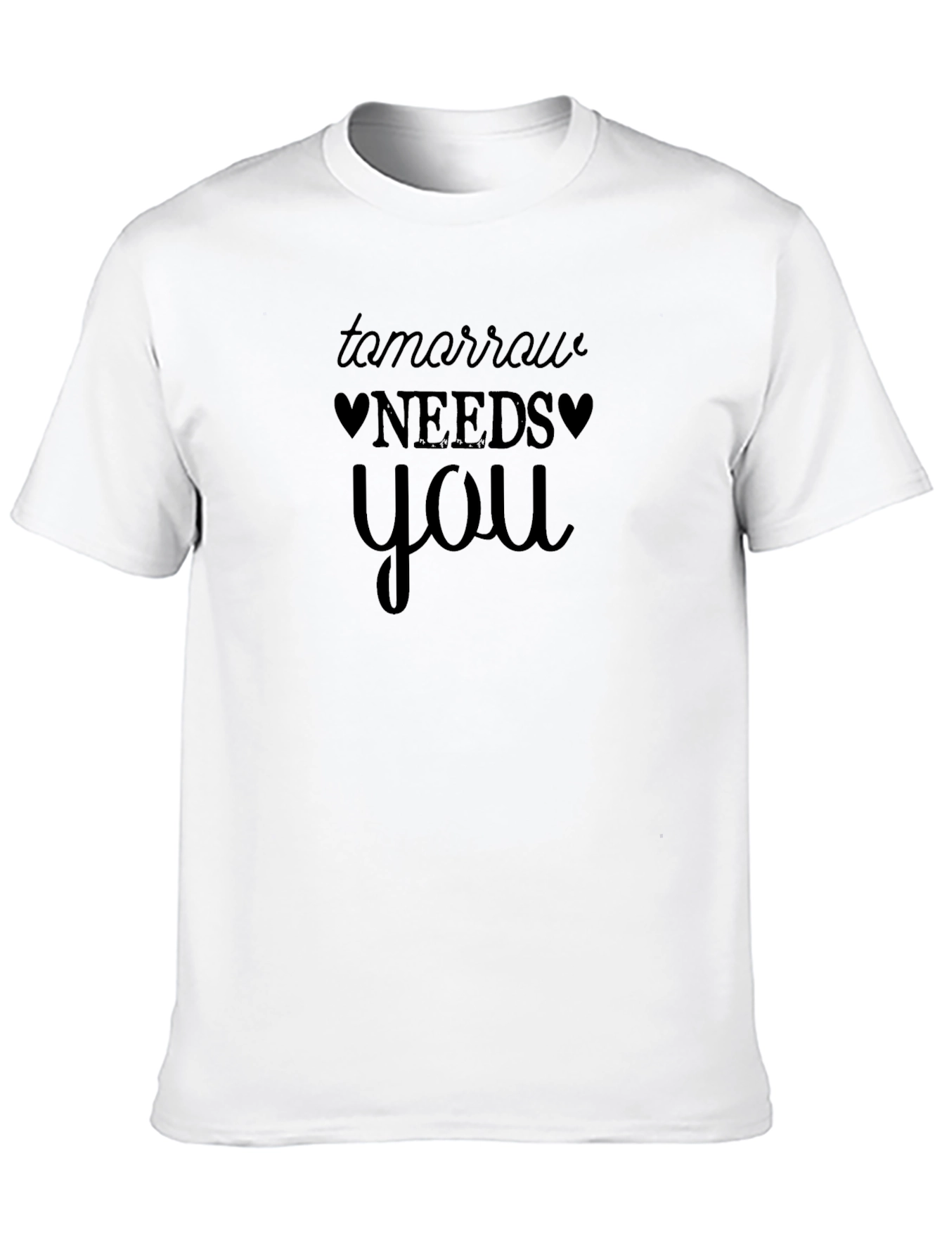 Tomorrow Needs You Graphic Tee Black
