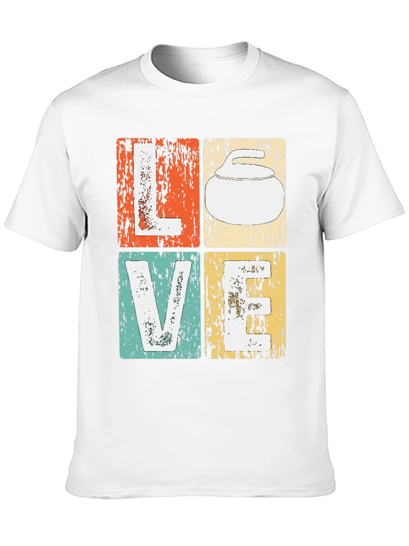 Retro Curling LOVE T-Shirt