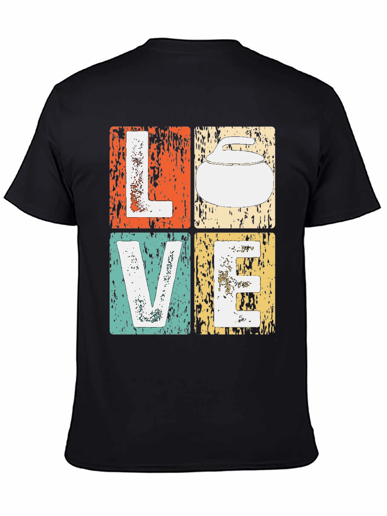 Retro Curling LOVE T-Shirt