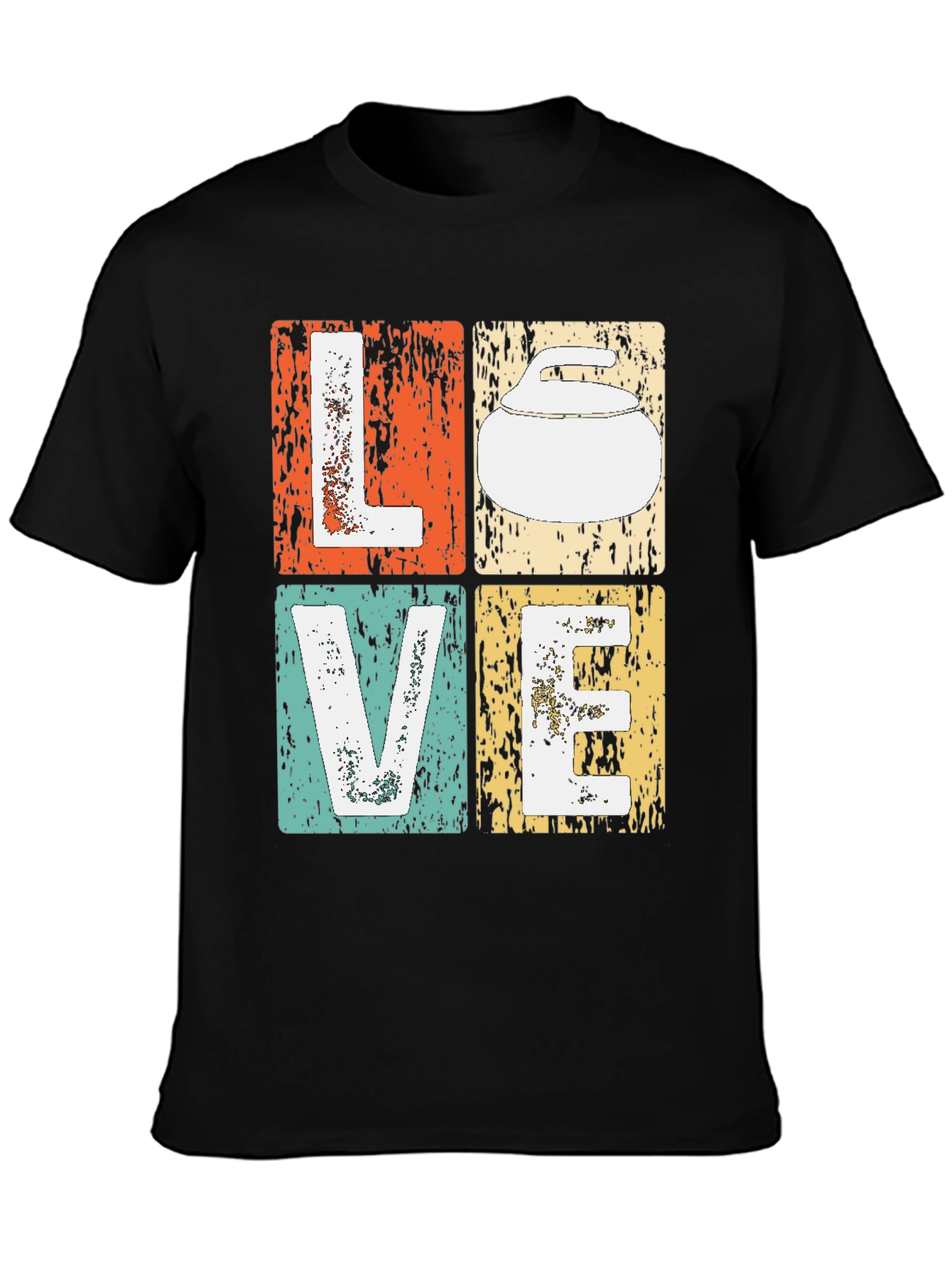 Retro Curling LOVE T-Shirt
