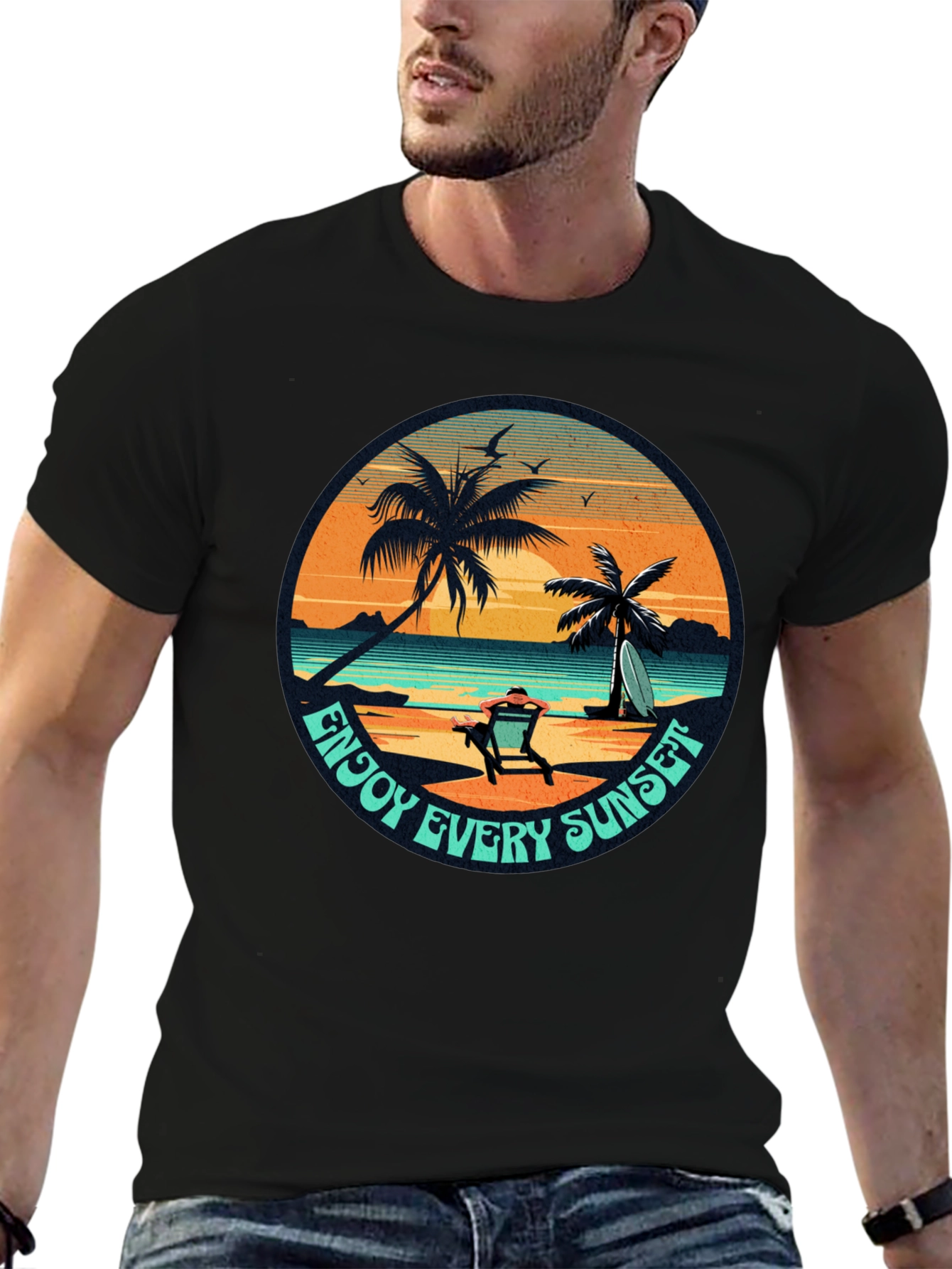 Enjoy Every Sunset Graphic T-Shirt