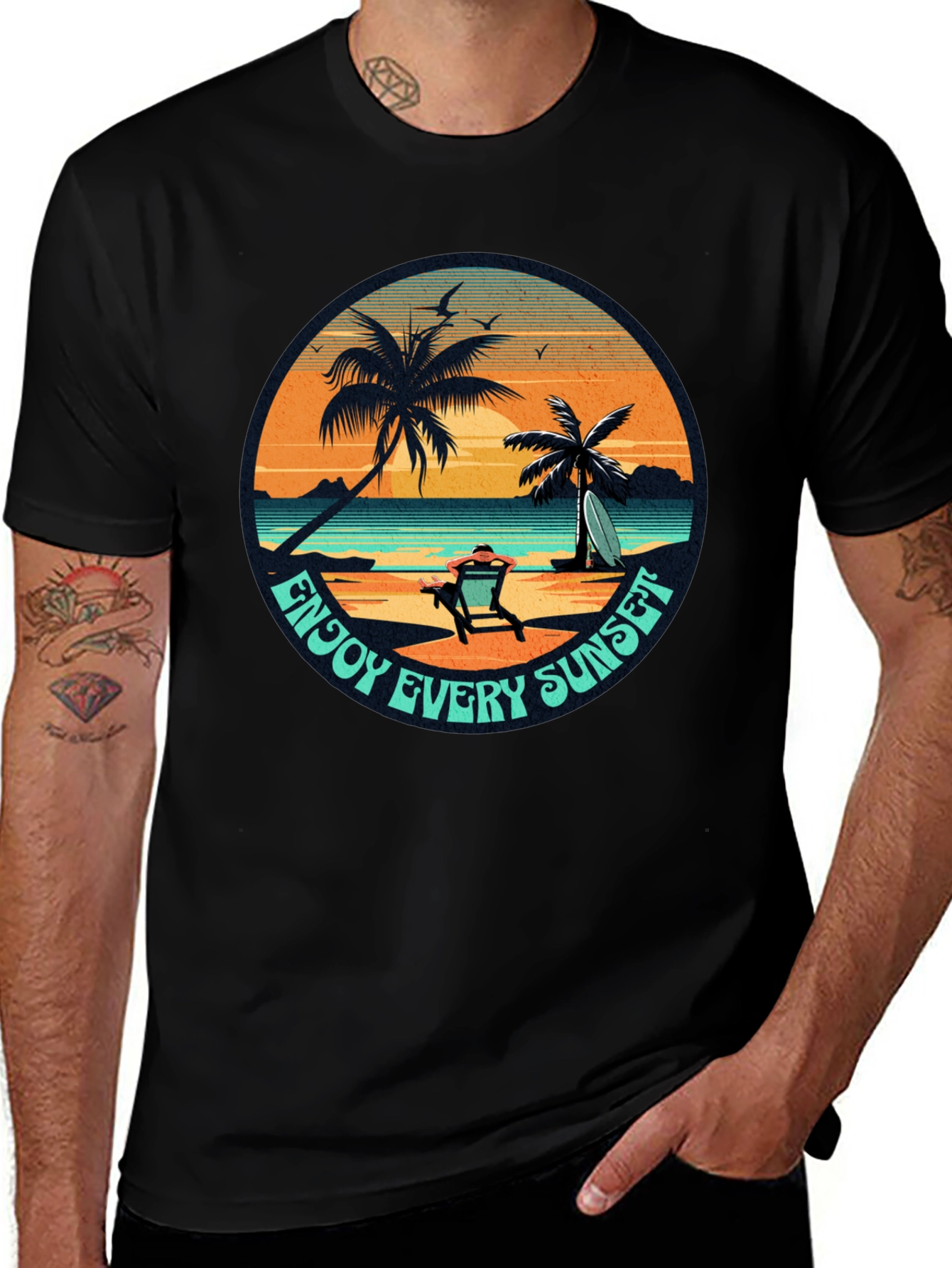Enjoy Every Sunset Graphic T-Shirt