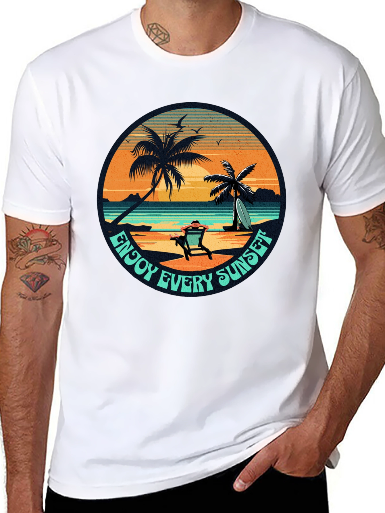 Enjoy Every Sunset Graphic T-Shirt
