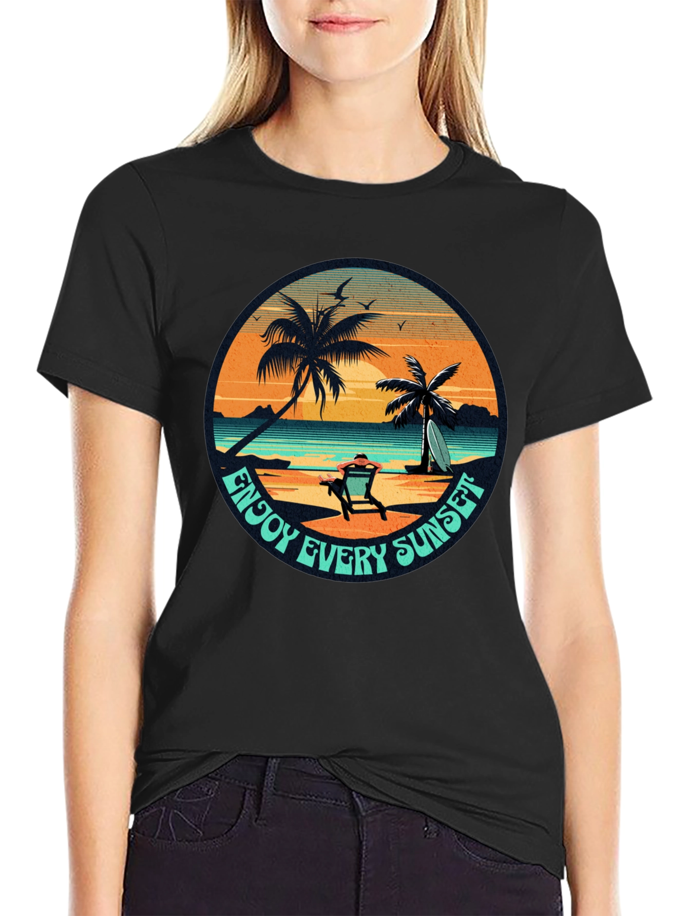 Enjoy Every Sunset Graphic T-Shirt