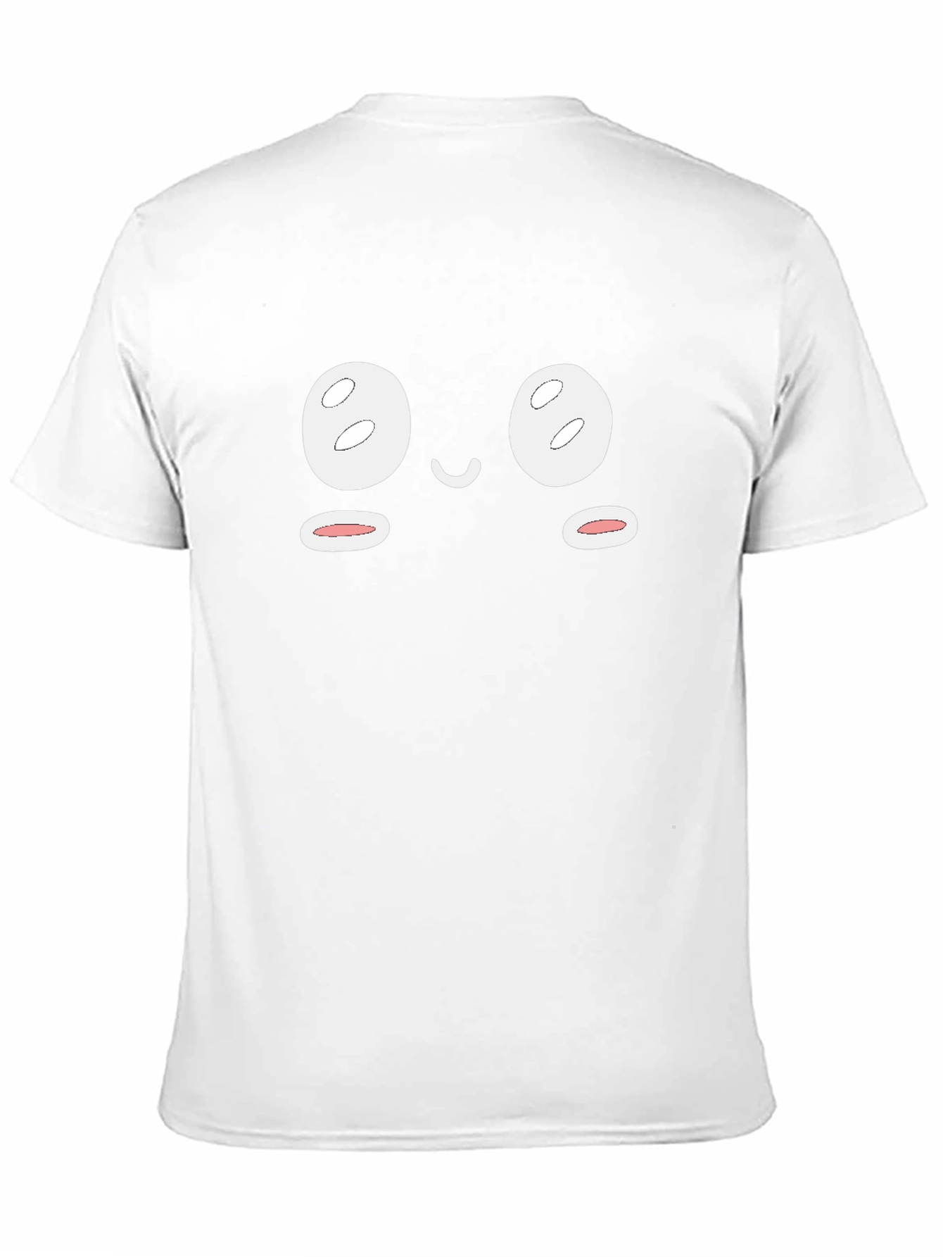 Cute Face Graphic Black T-Shirt