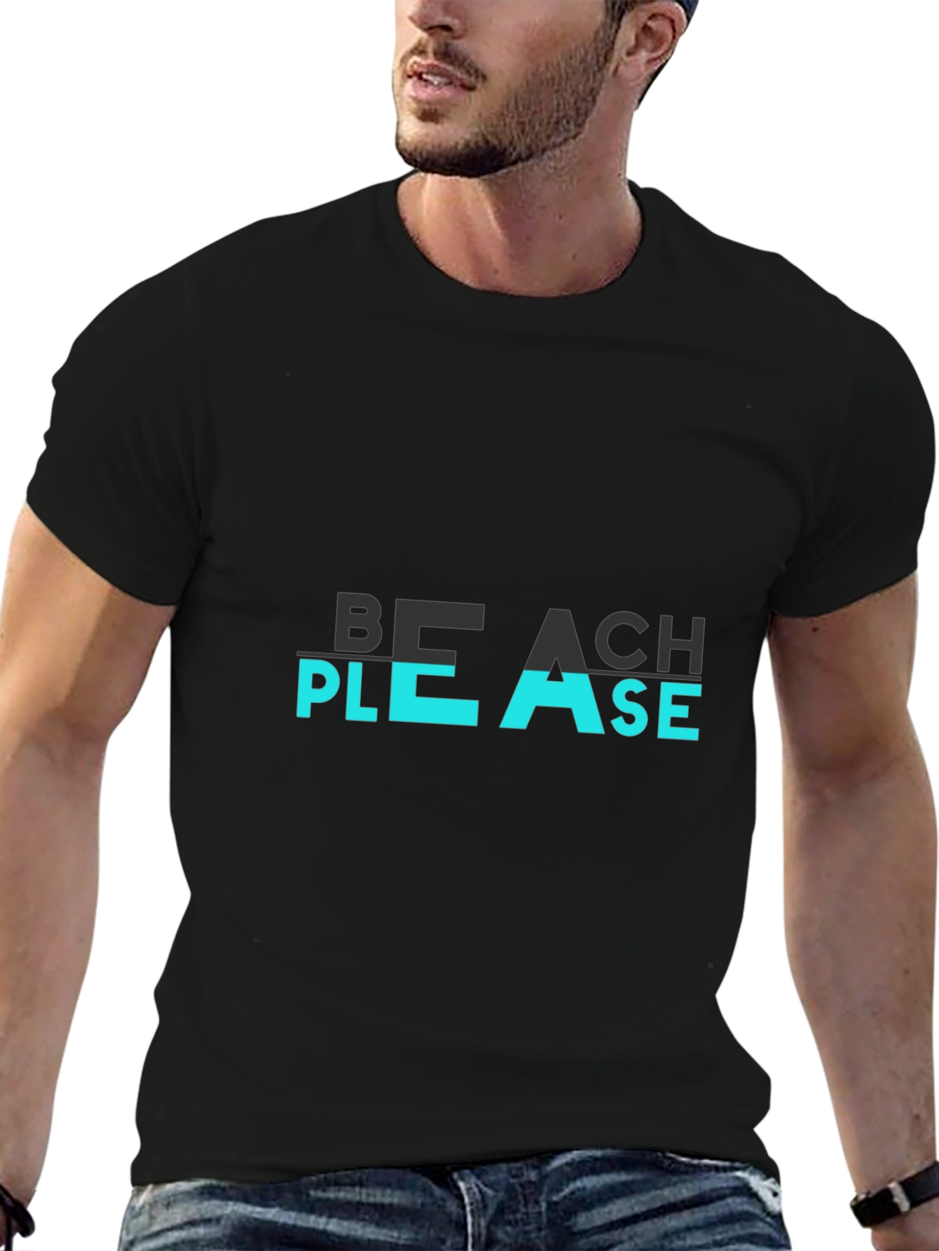 Beach Please Graphic Tee - Cool Summer Vibe