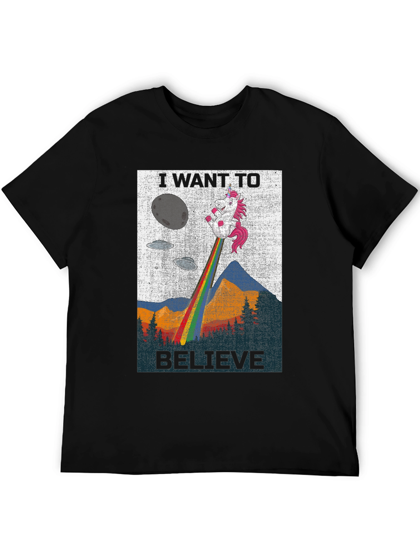 I Want to Believe Unicorn Tee