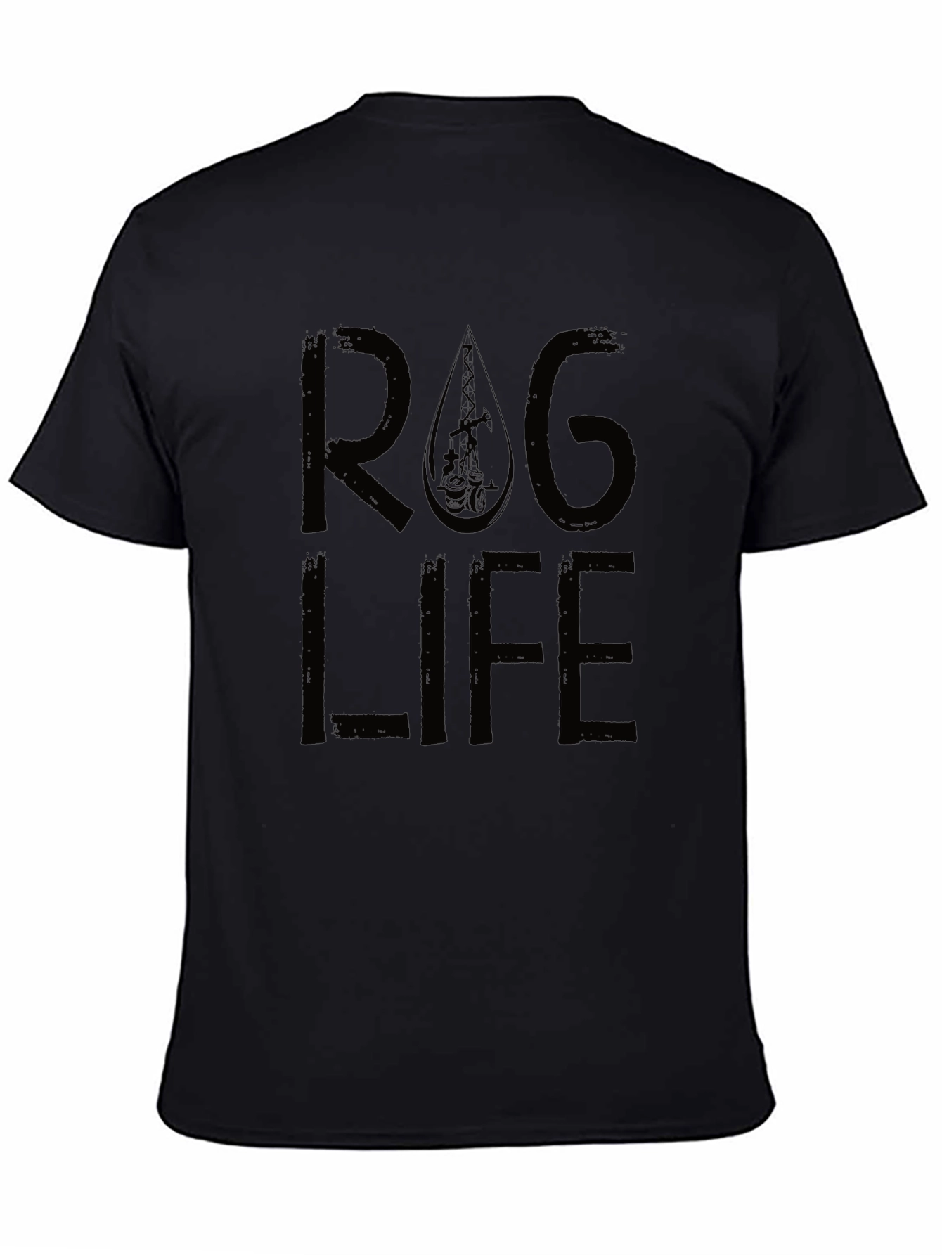 Rag Life Graphic Tee - Cool Black T-Shirt