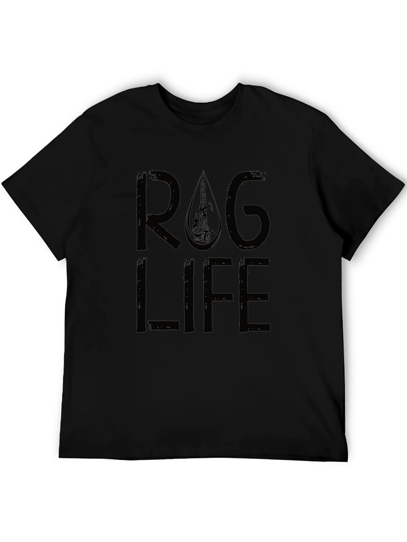 Rag Life Graphic Tee - Cool Black T-Shirt