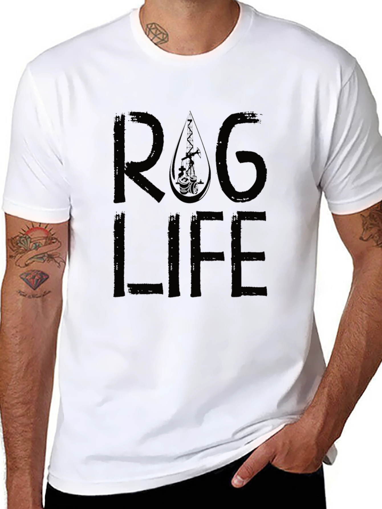 Rag Life Graphic Tee - Cool Black T-Shirt
