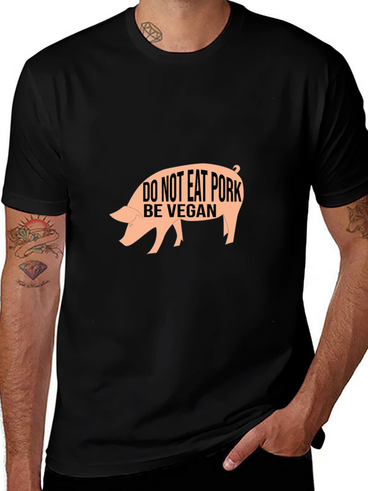 Vegan Pig Graphic Tee - Do Not Eat Pork