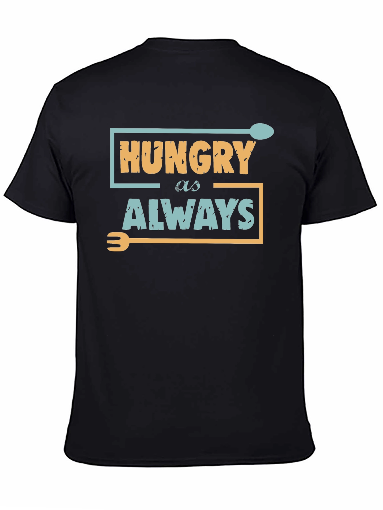 Hungry As Always Graphic Tee - Black