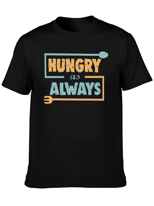 Hungry As Always Graphic Tee - Black