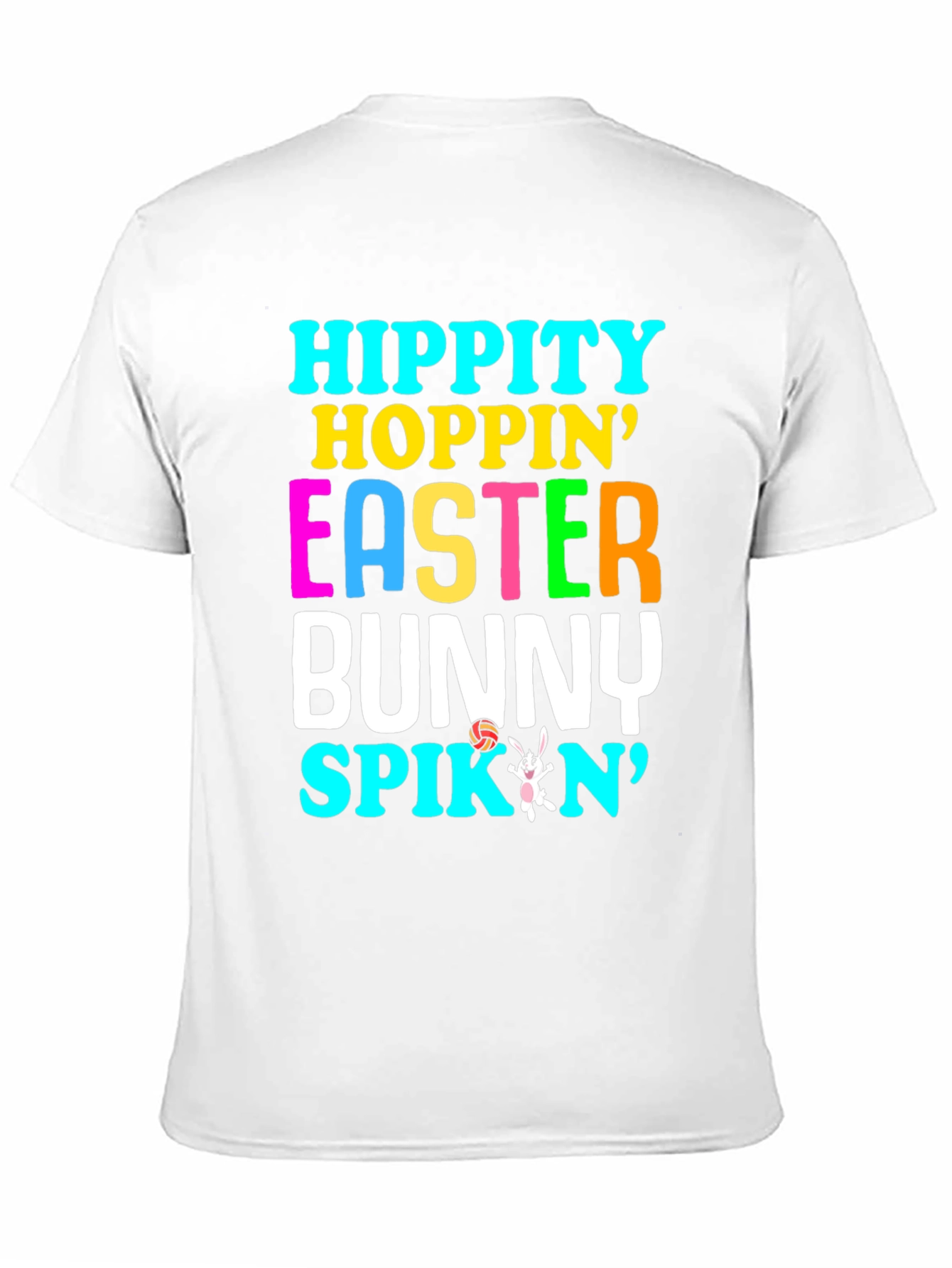 Hippity Hoppin Easter Bunny Volleyball T-Shirt