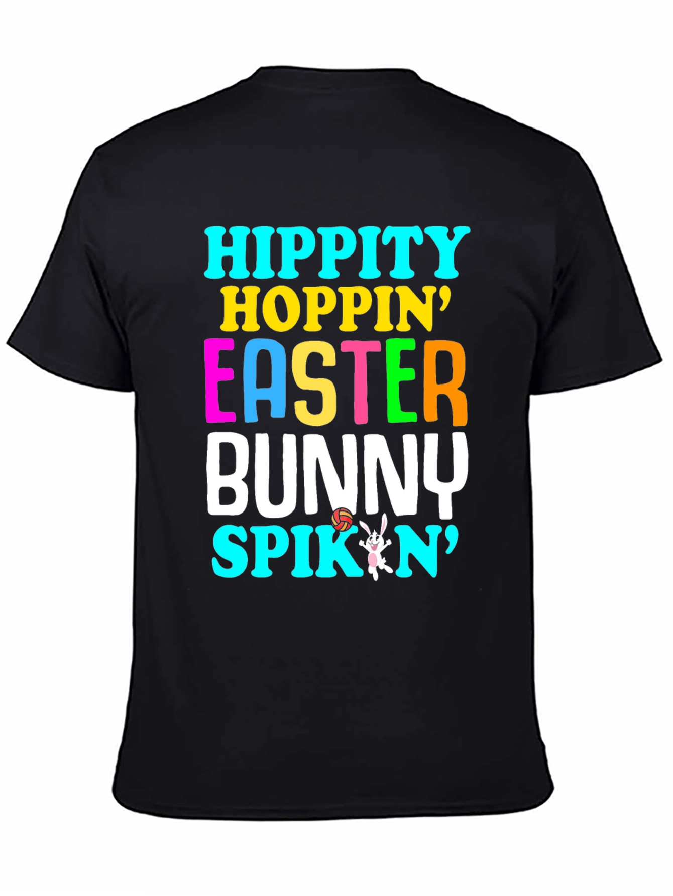 Hippity Hoppin Easter Bunny Volleyball T-Shirt