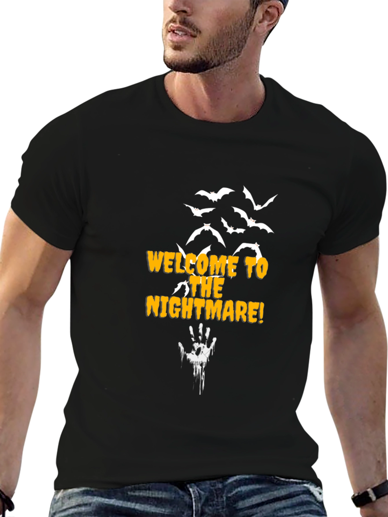 Nightmare Halloween Graphic T-Shirt