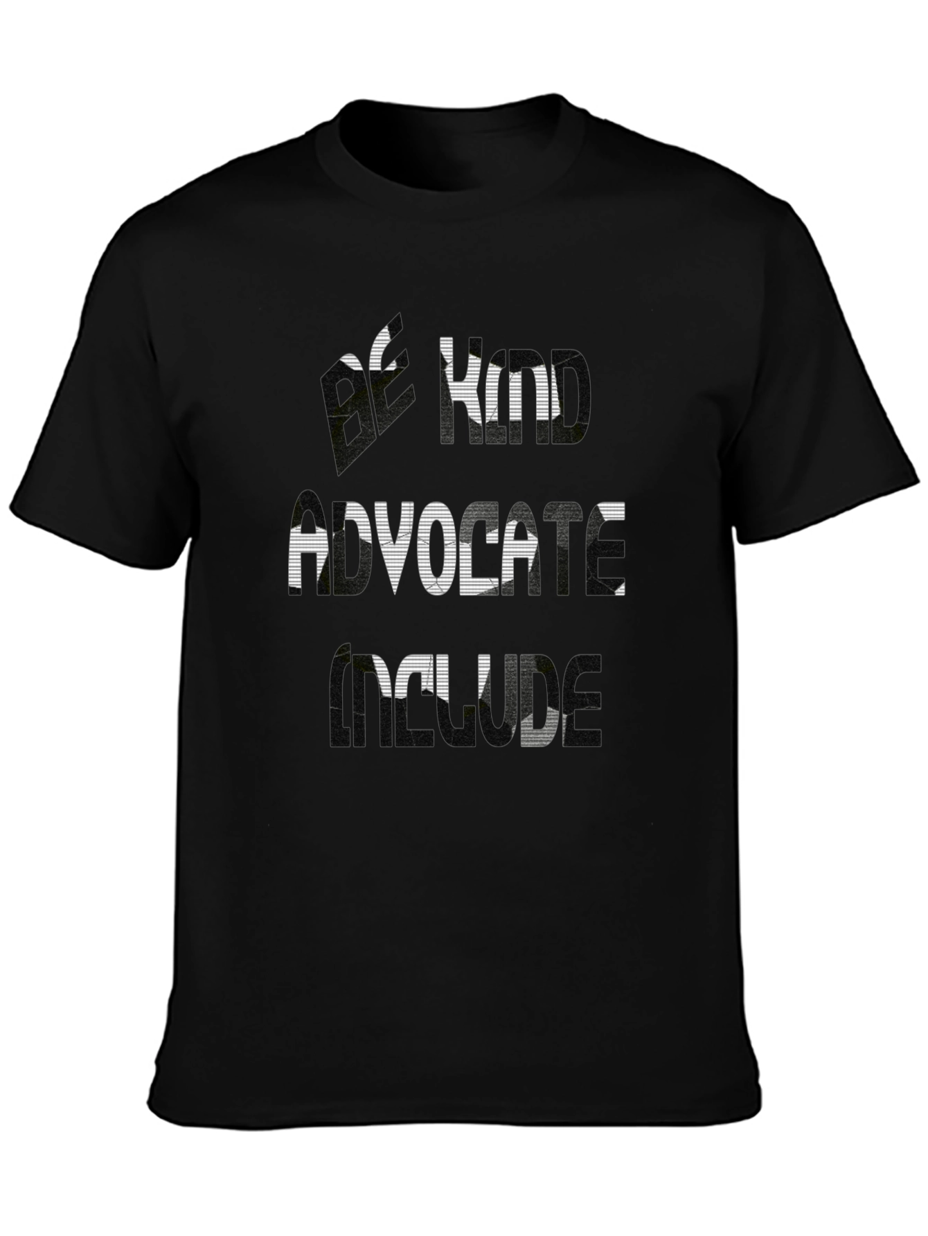Kind Advocate Skills Black Graphic Tee