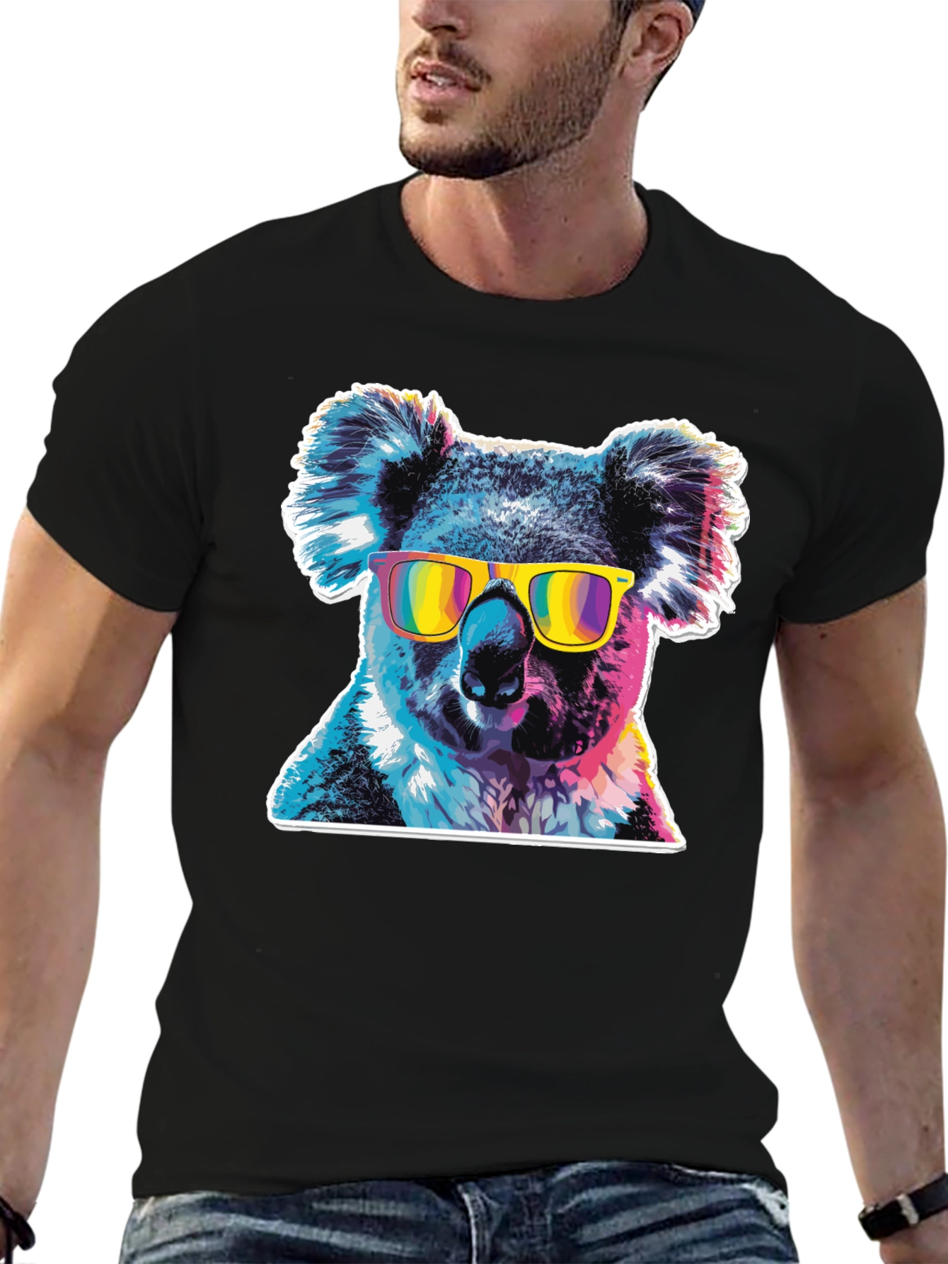 Cool Koala Tee - Graphic Print T-Shirt