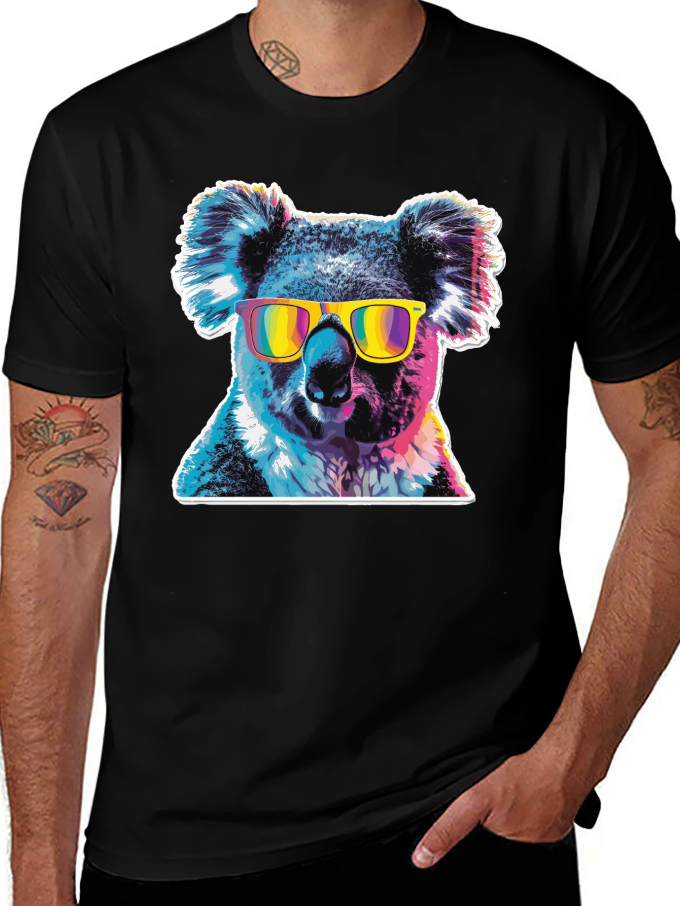 Cool Koala Tee - Graphic Print T-Shirt