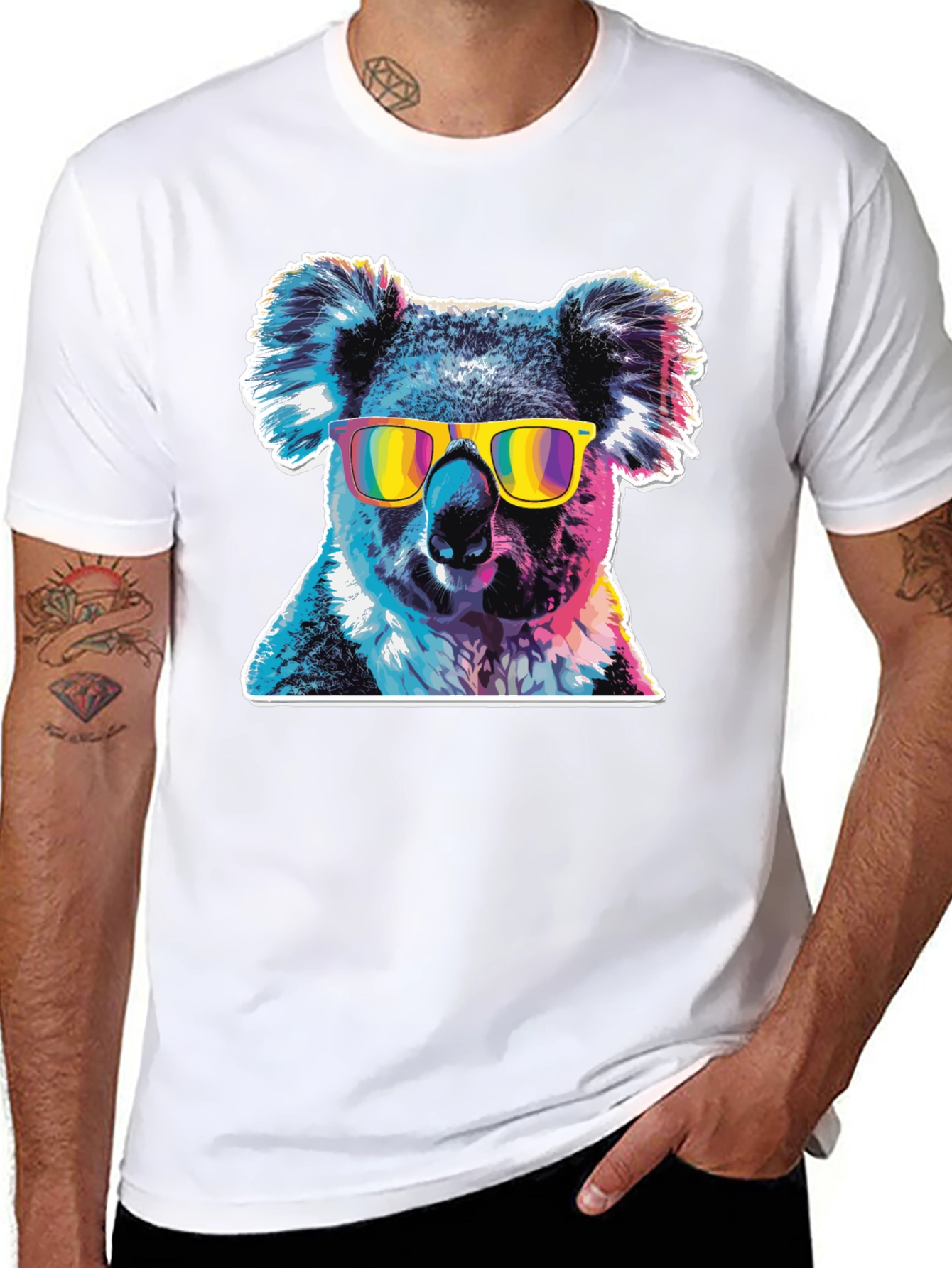 Cool Koala Tee - Graphic Print T-Shirt