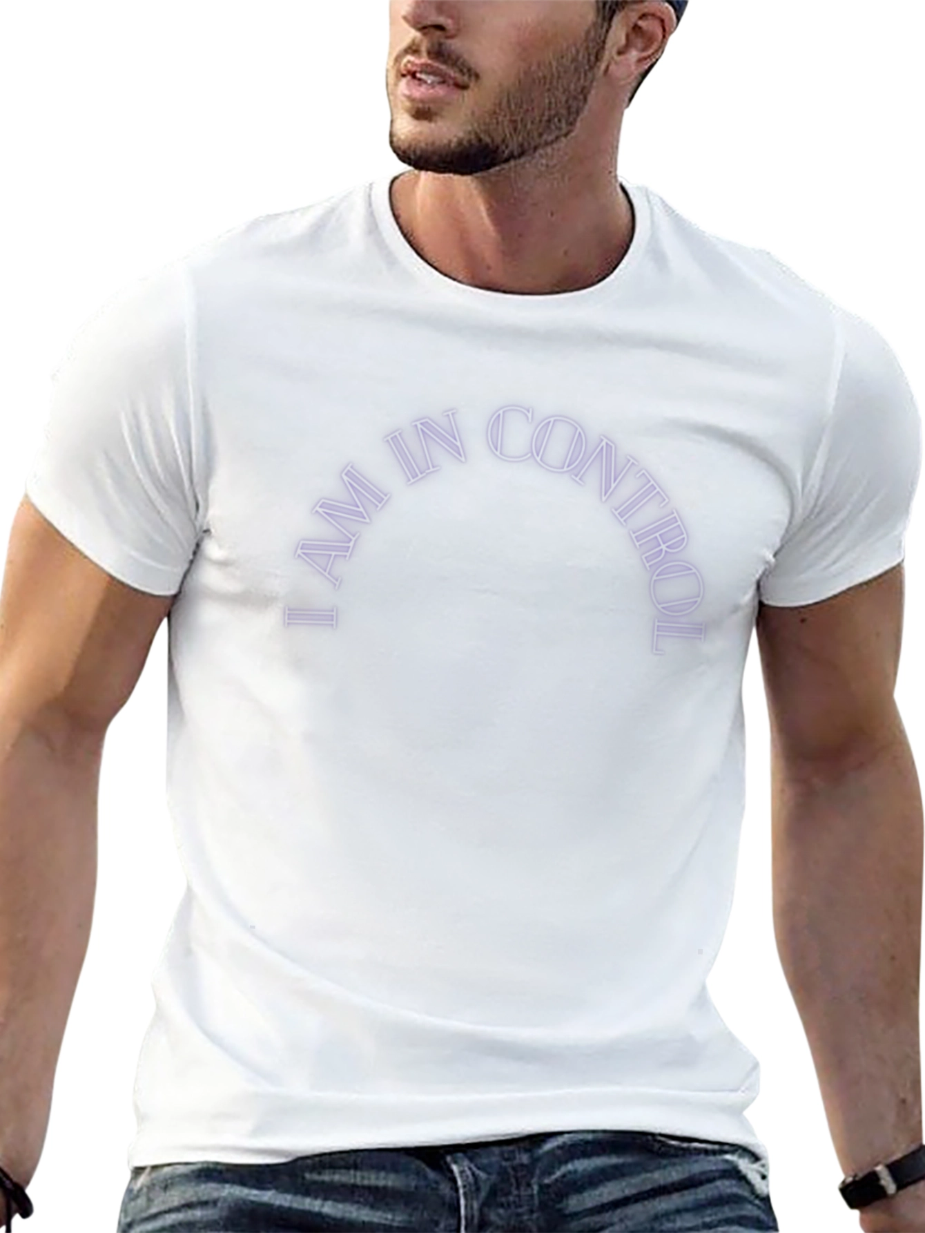 Mens Black Crew Neck T-Shirt - Classic Casual Style