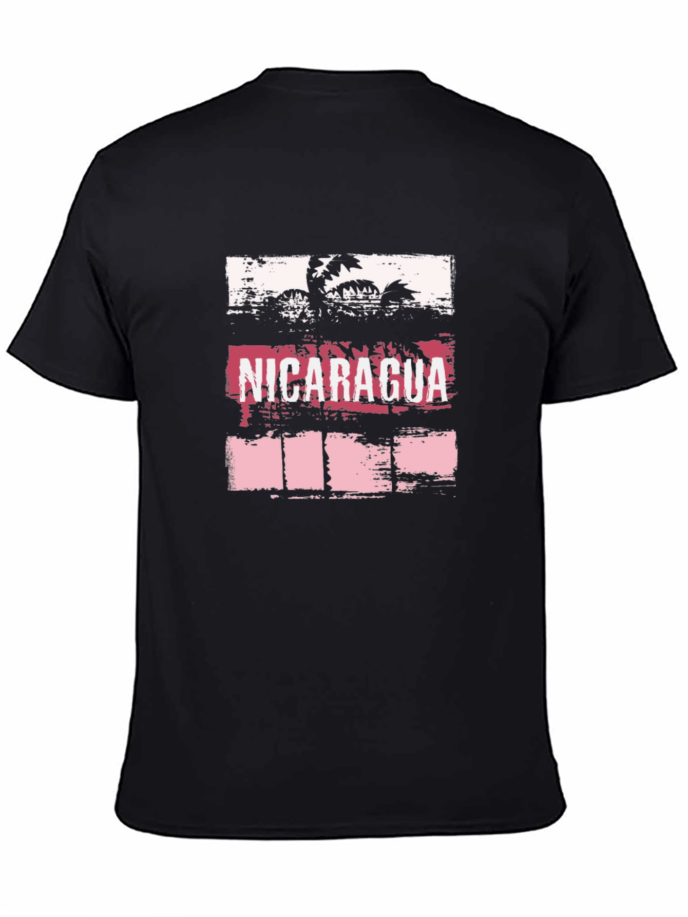 Nicaragua Palm Tree Graphic Tee - Tropical Vacation Souvenir