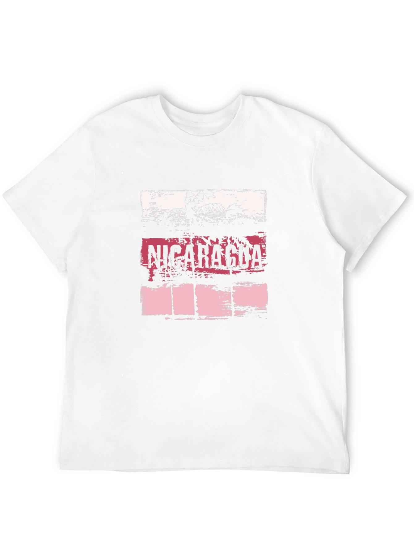 Nicaragua Palm Tree Graphic Tee - Tropical Vacation Souvenir