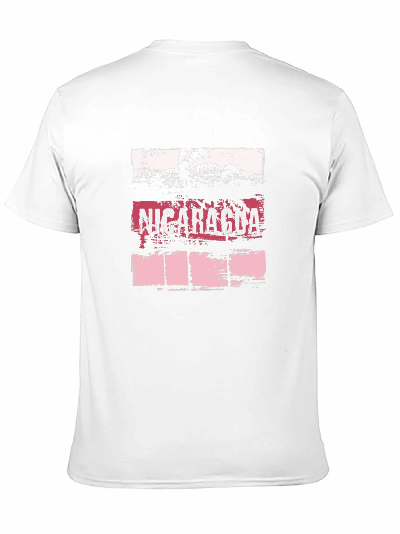 Nicaragua Palm Tree Graphic Tee - Tropical Vacation Souvenir