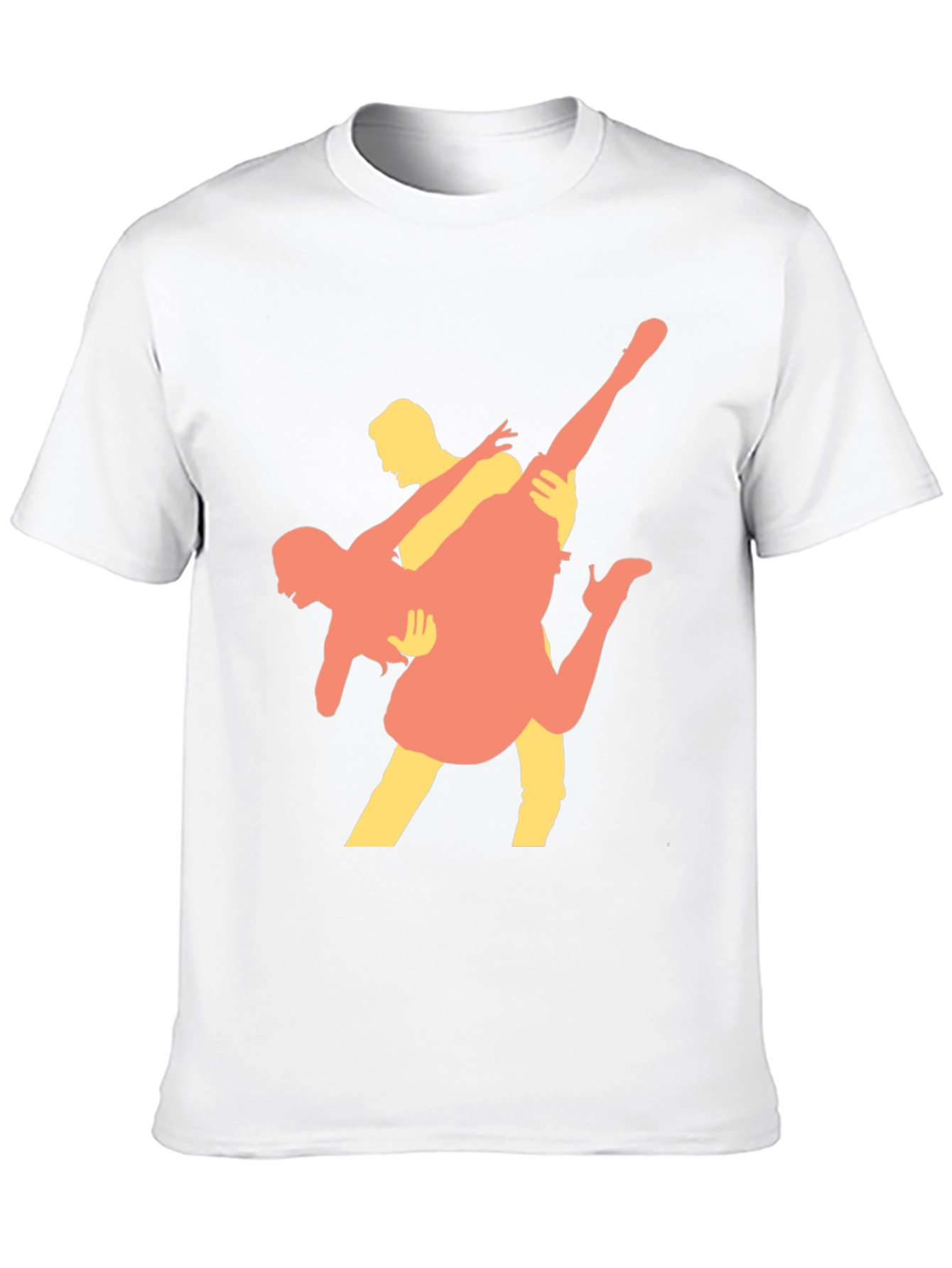 Dancing Couple Graphic Tee - Black T-Shirt