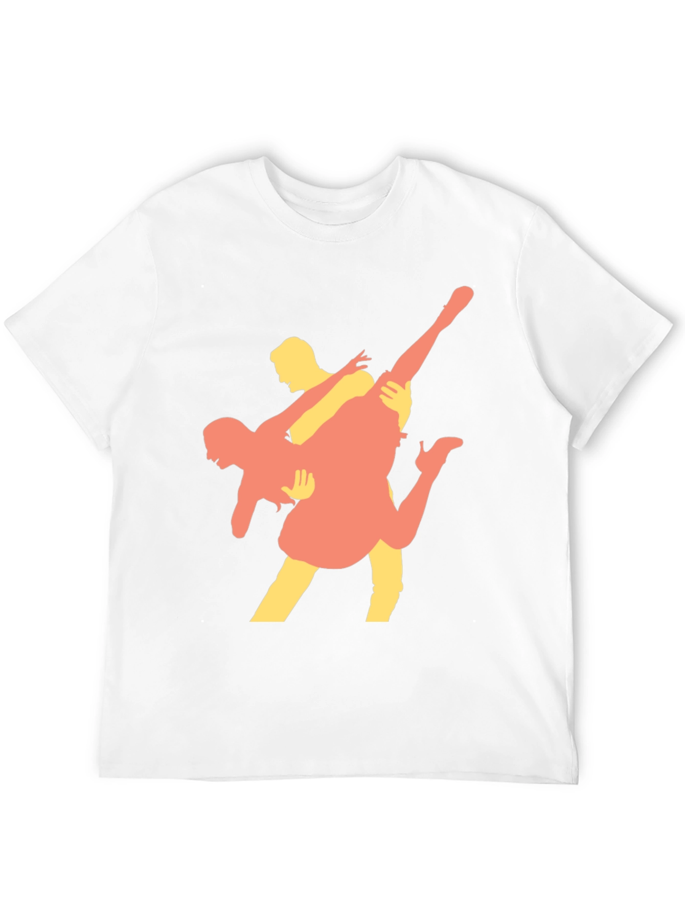 Dancing Couple Graphic Tee - Black T-Shirt