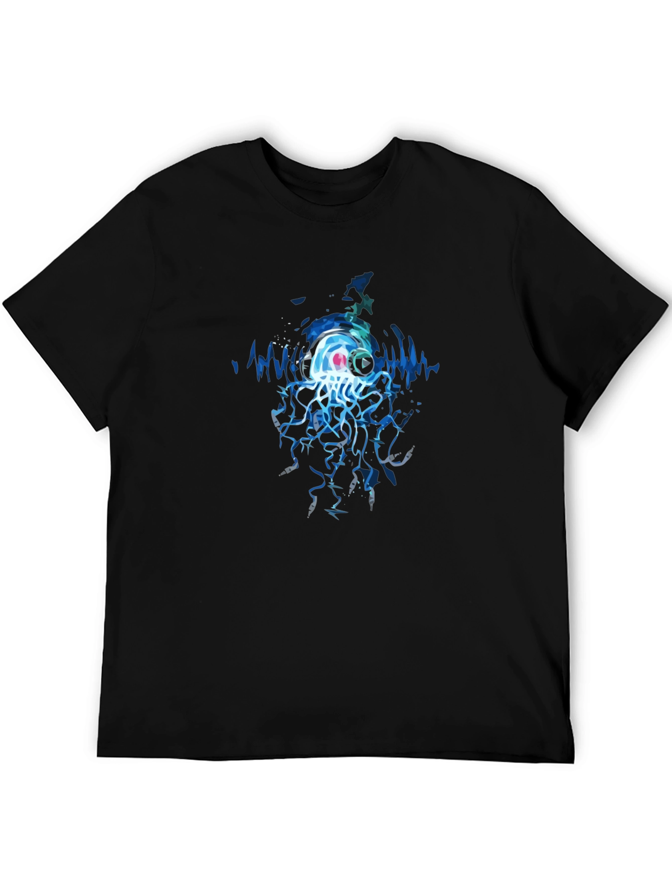 Jellyfish Music Graphic T-Shirt