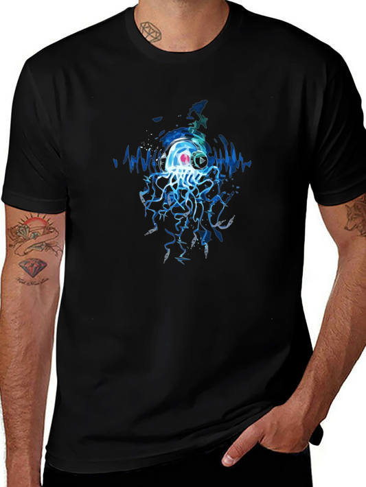 Jellyfish Music Graphic T-Shirt