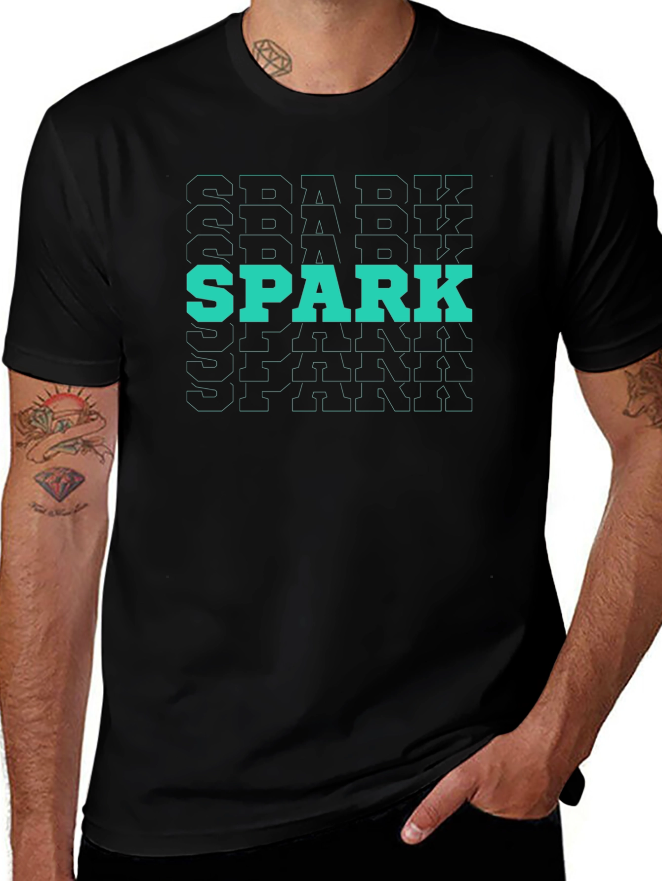 Spark Graphic Tee - Bold Statement Shirt