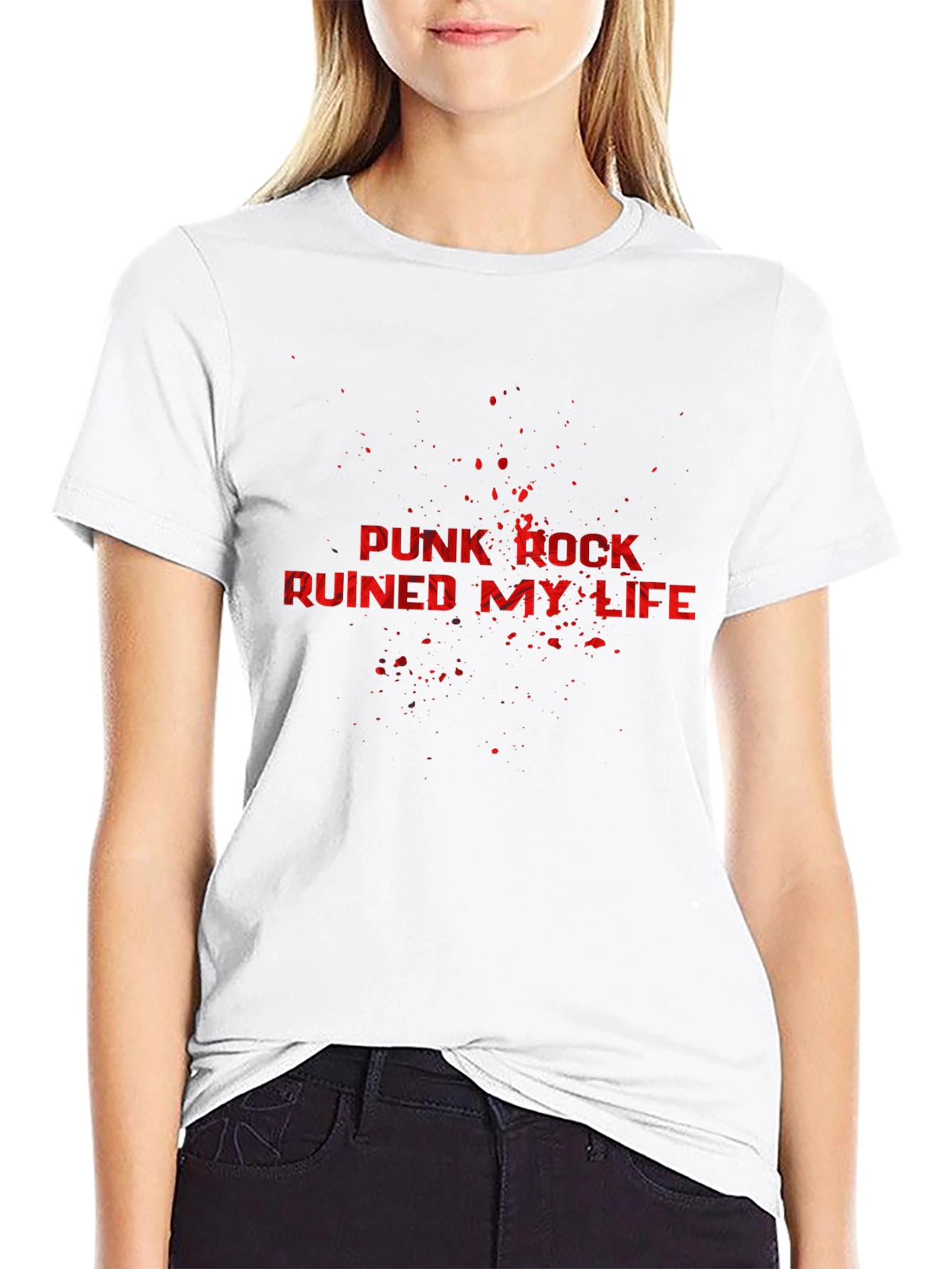 Punk Rock Ruined My Life Graphic Tee