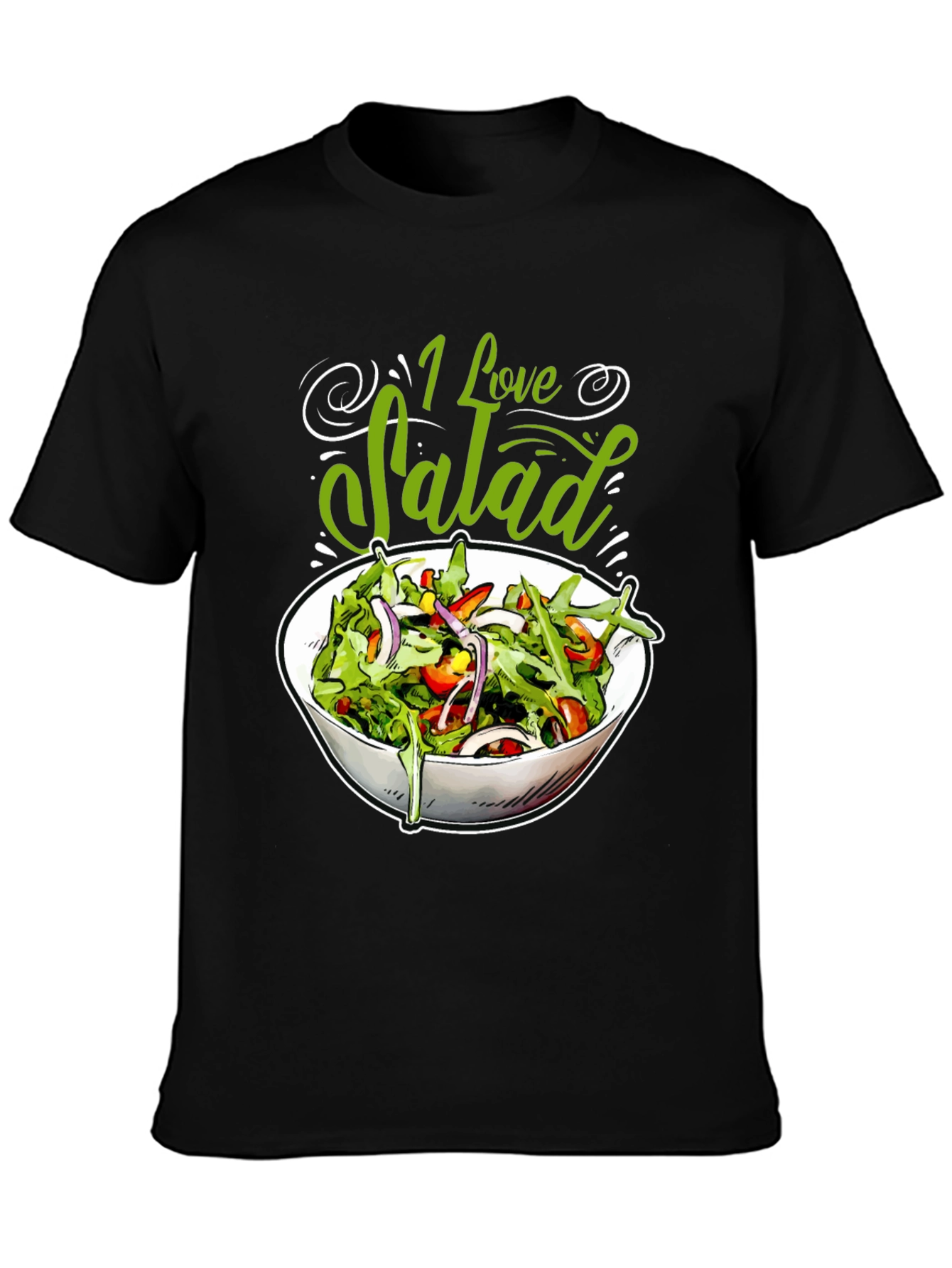 I Love Salad Graphic Tee - Foodie T-Shirt