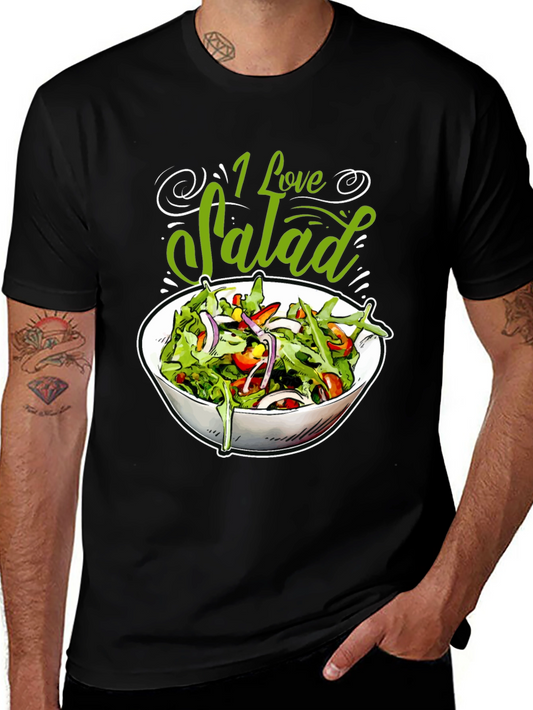 I Love Salad Graphic Tee - Foodie T-Shirt