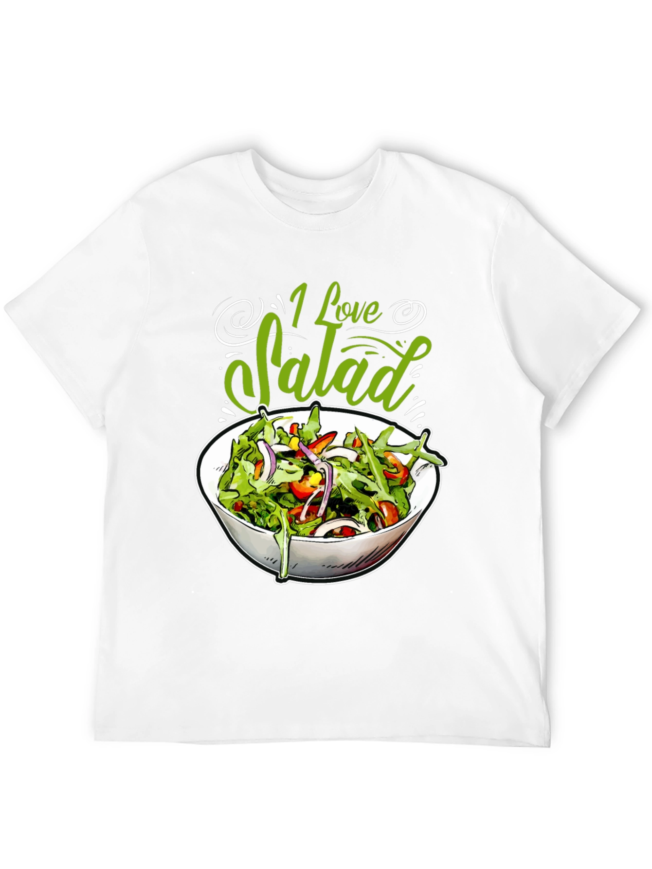 I Love Salad Graphic Tee - Foodie T-Shirt