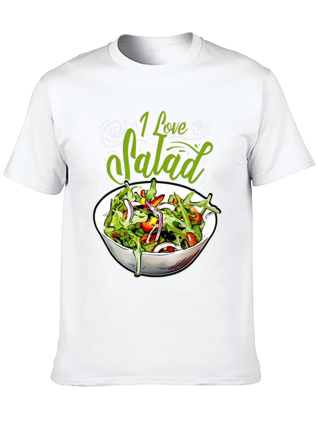 I Love Salad Graphic Tee - Foodie T-Shirt