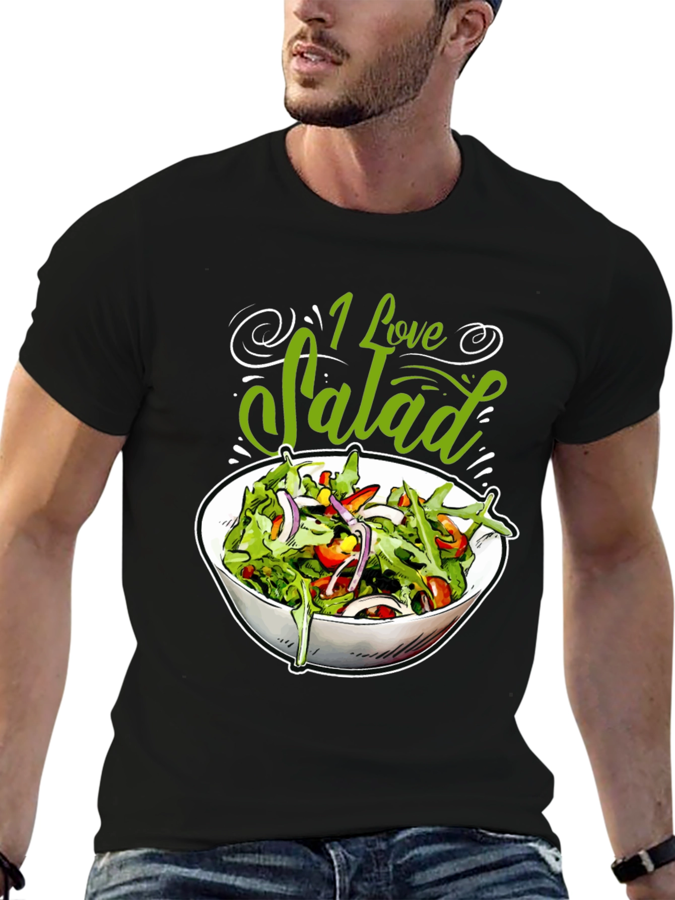 I Love Salad Graphic Tee - Foodie T-Shirt