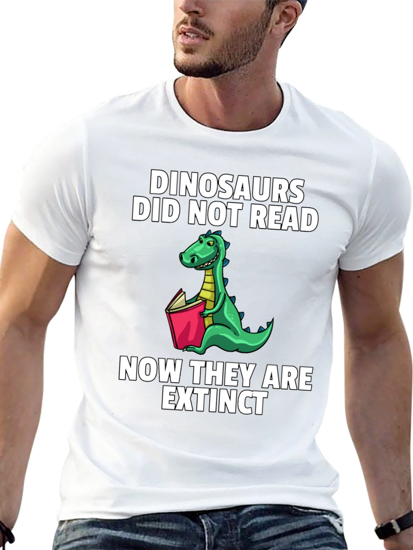 Dinosaurs Did Not Read T-Shirt