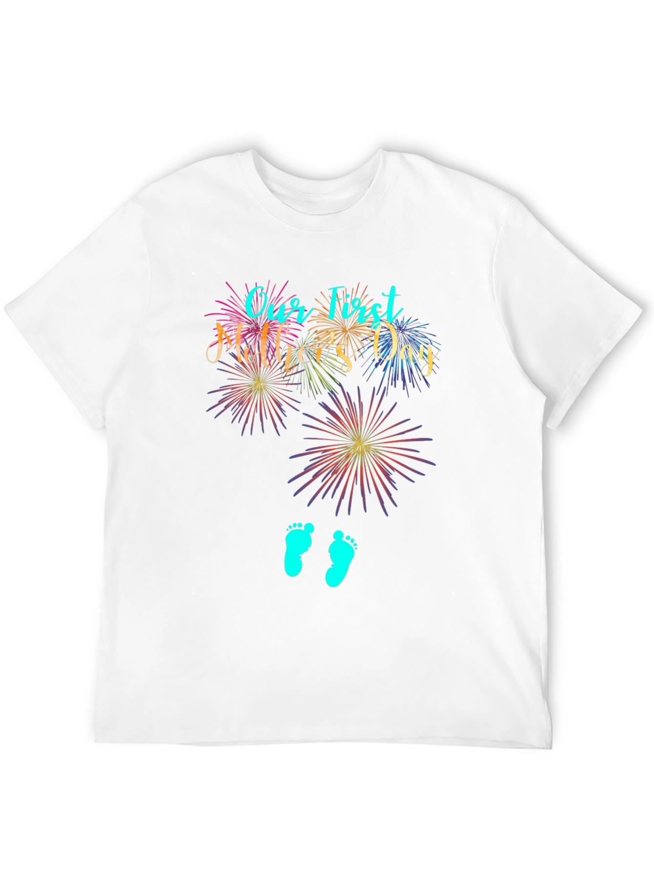Our First Mothers Day Black T-Shirt