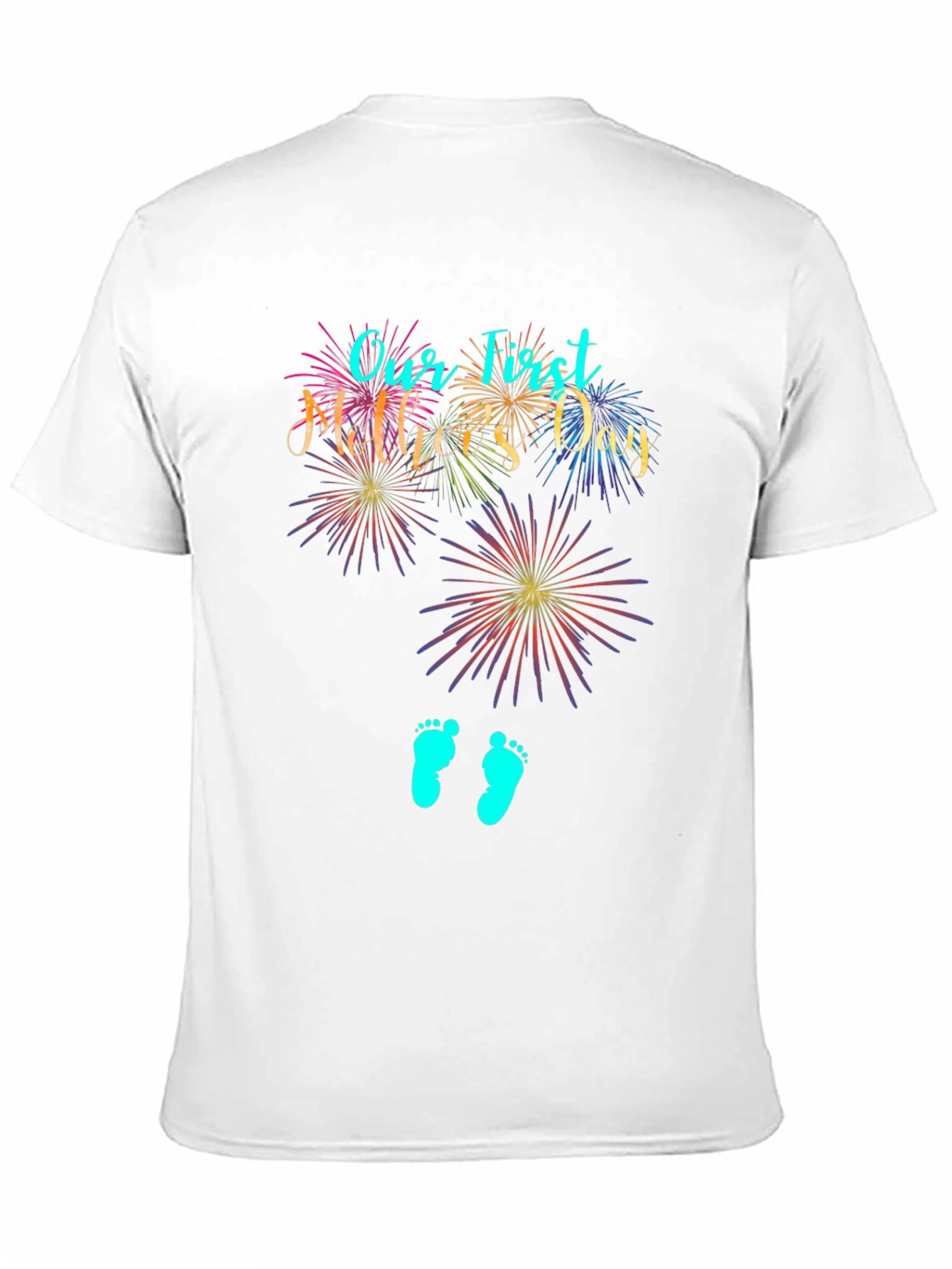 Our First Mothers Day Black T-Shirt